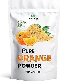 Orange Powder 8 oz, Natural Orange Juice Powder for Baking, Flavoring, Smoothies, Tea