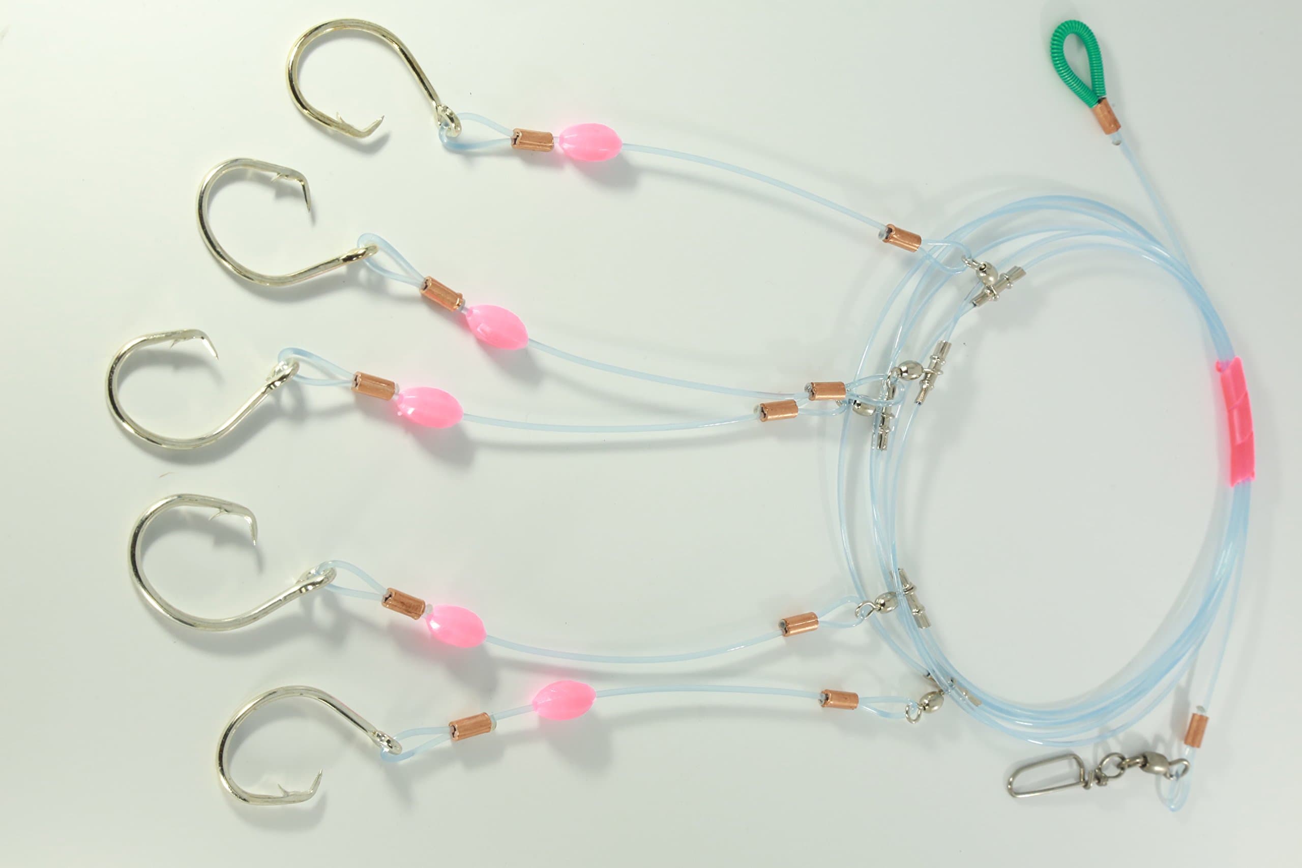 Deep Drop Rig with 12/0 High Carbon Steel Circle Hooks for Queen snapper, Yellow Eye snapper, Grouper, Mutton Snapper, Tilefish, Blackbelly Rosies