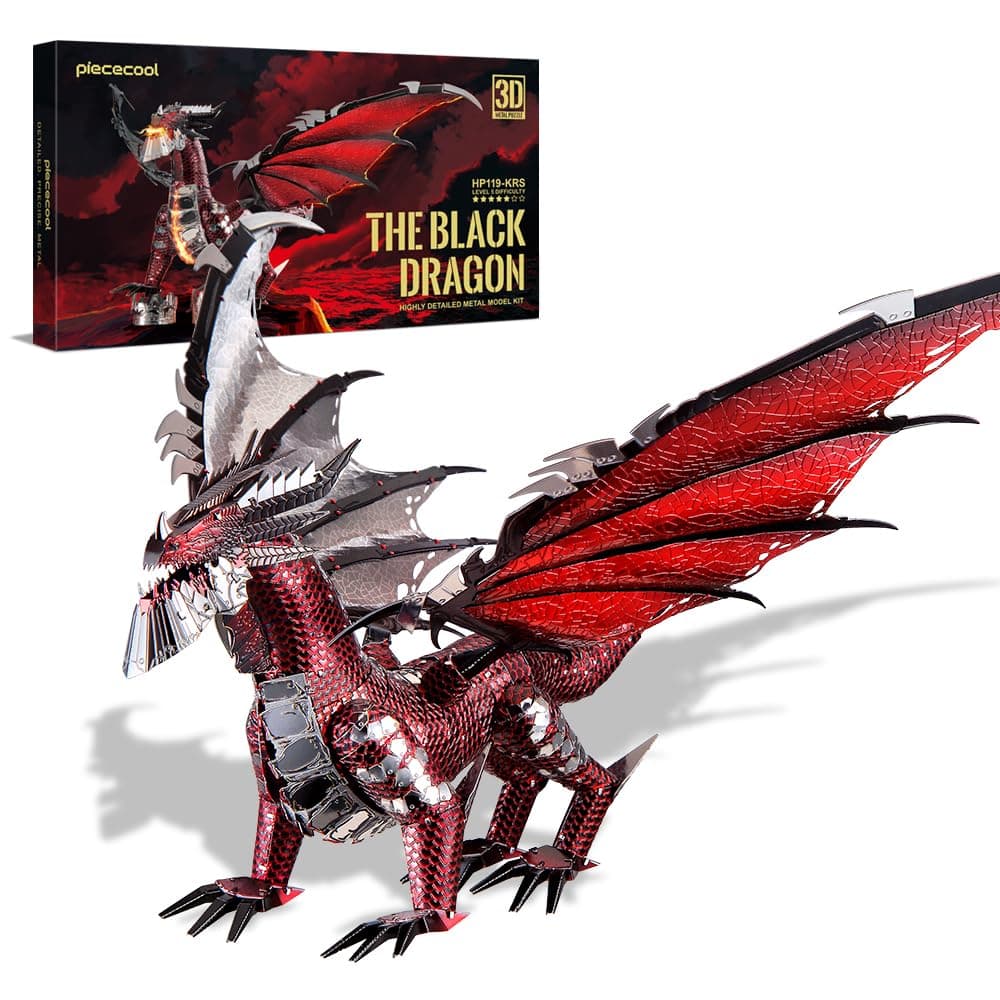 3D Metal Puzzles-The Black Dragon