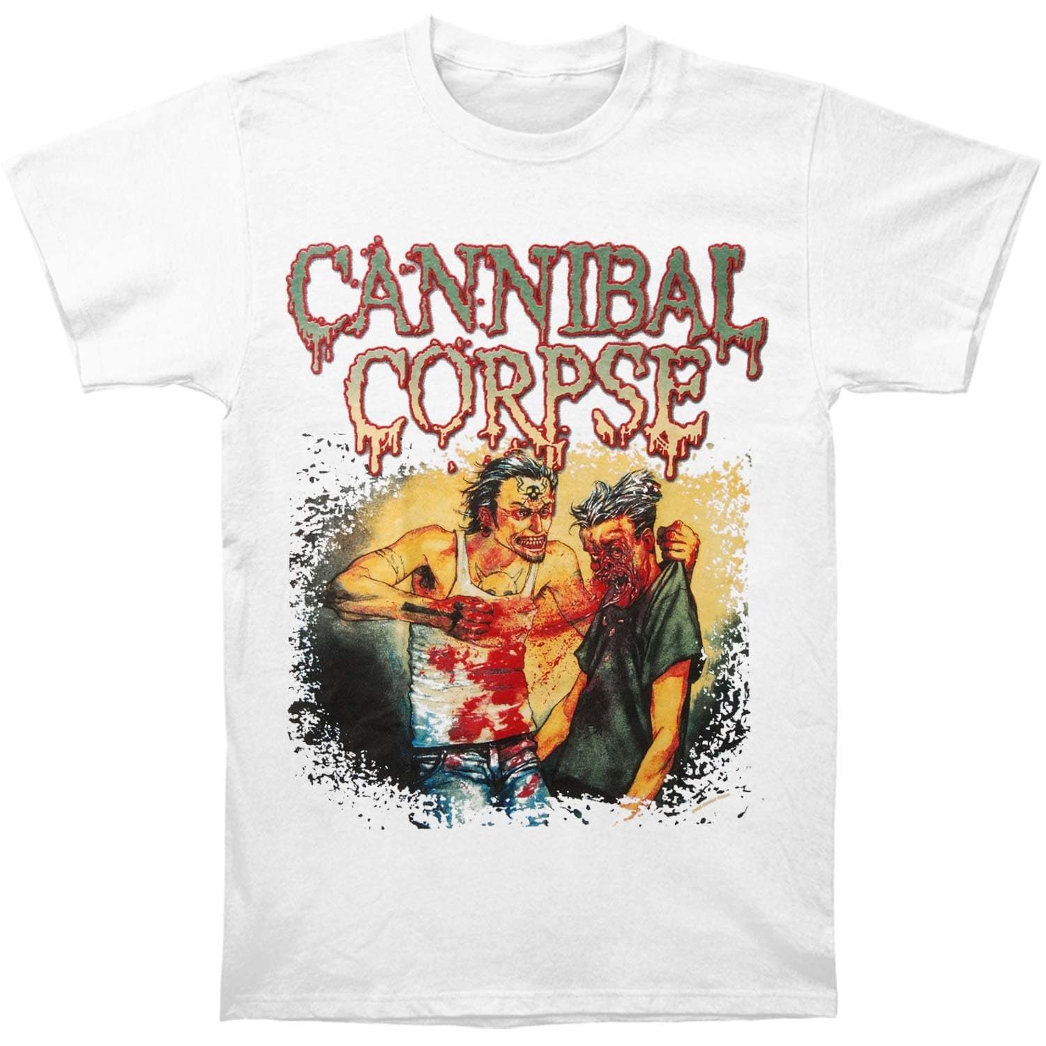 Cannibal Corpse Men's T-shirt Small White