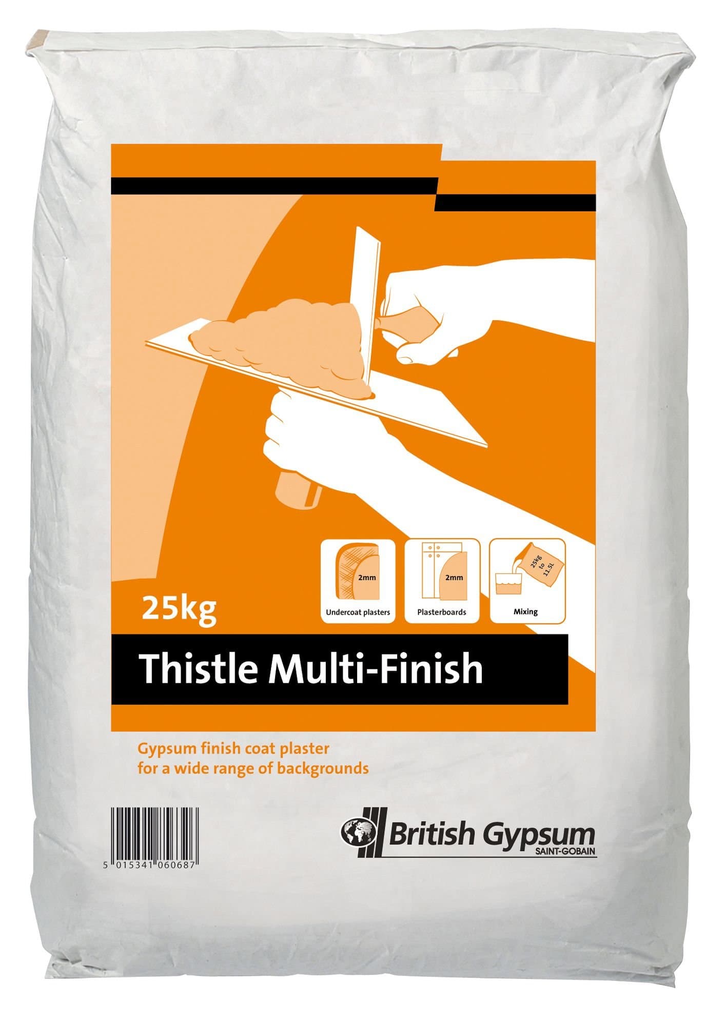 Thistle Multi Finish Plaster 25Kg Bag