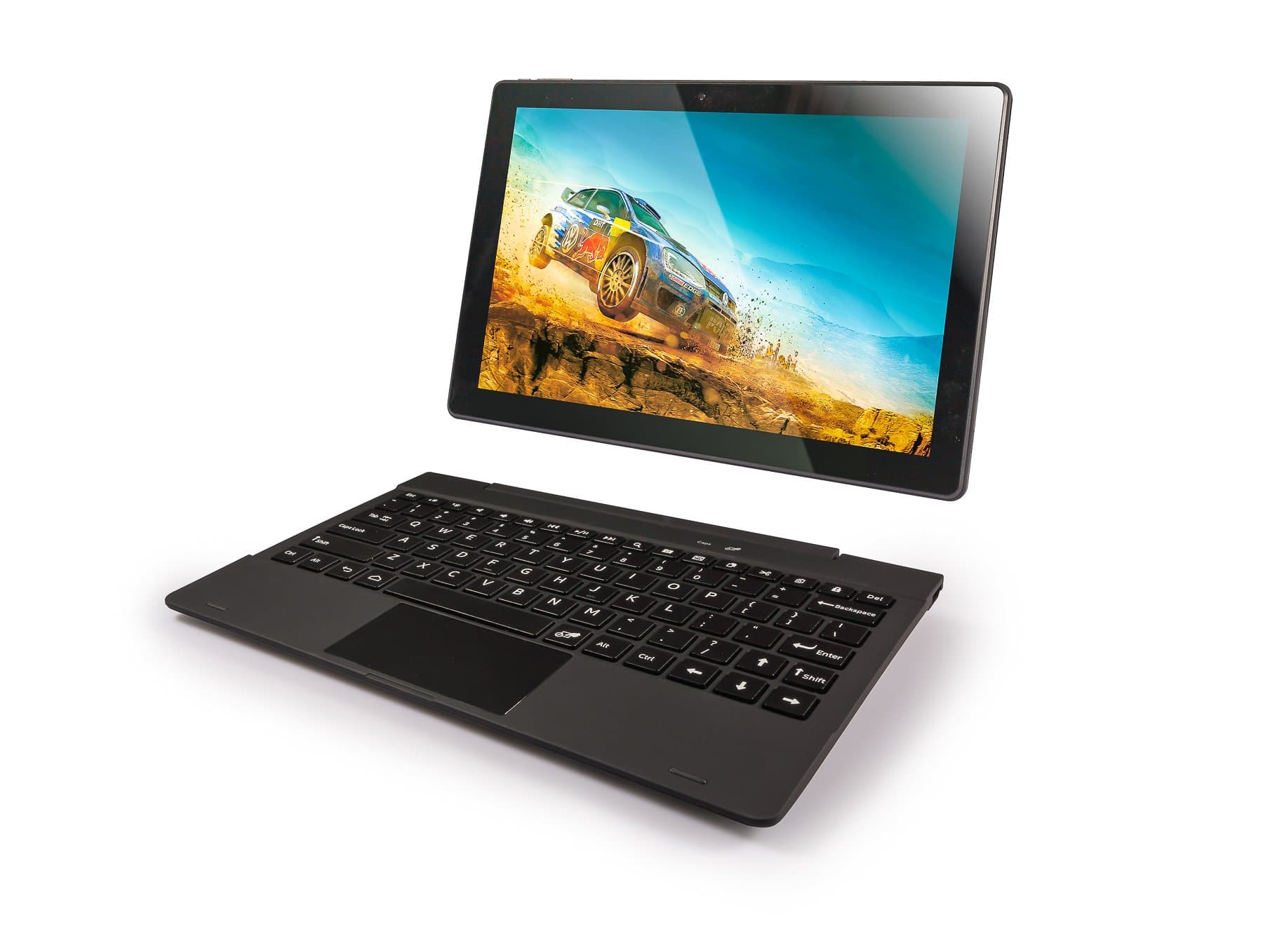 10.1" Fusion5 2-in-1 Laptop - Quad core, Android 5.1 Lollipop, Touch screen Tablet, 64-bit Chipset, 1280*800 IPS Screen, Full Size USB, Dual 2MP Cameras, 2-in-1 Laptop