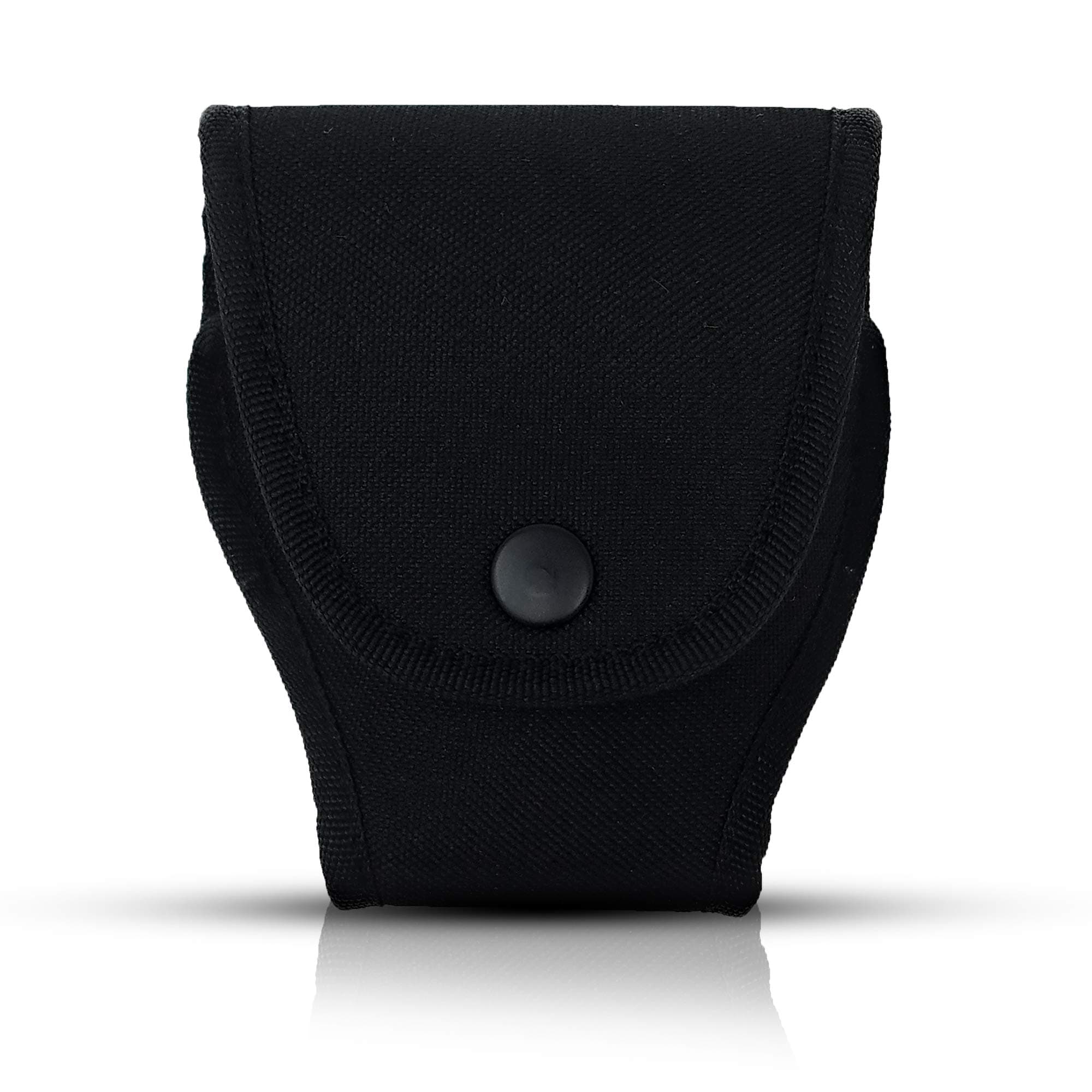 Black Nylon Handcuff Case Pouch - With Secure Snap & Belt Loop by Houston Made of Nylon | Universal Fit