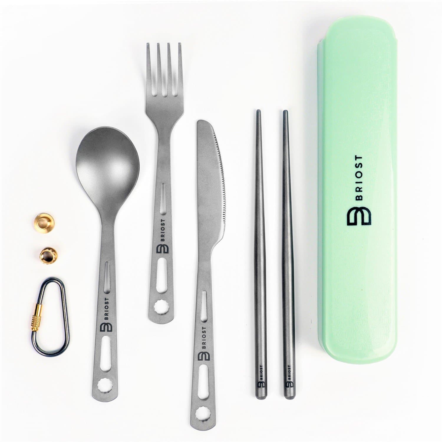 Titanium Utility Professional Cutlery 3/4 Pcs Set (4-Piece Cutlery Set)