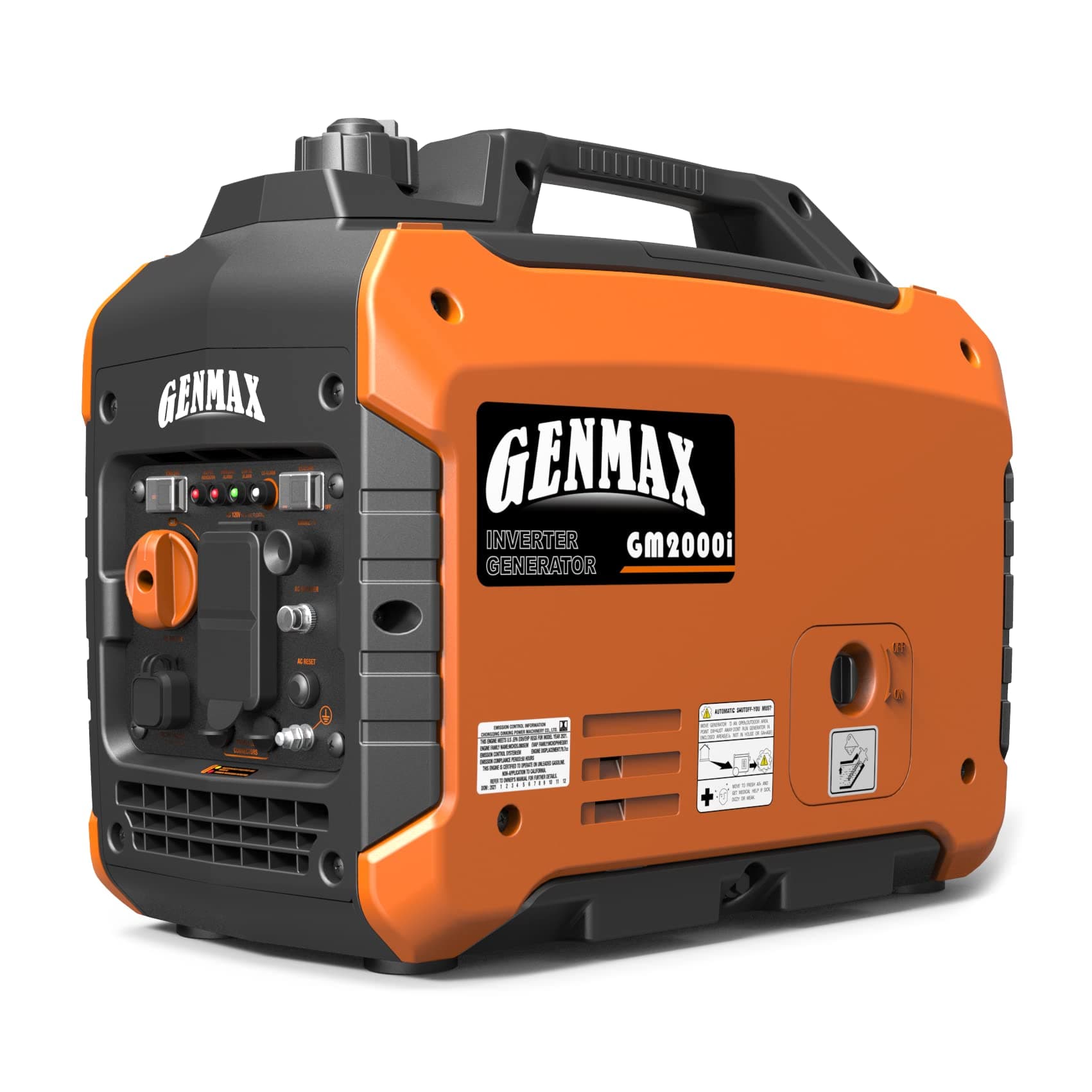 GENMAX Generator，EPA Compliant, Eco-Mode Feature, Ultra Lightweight for Backup Home Use & Camping