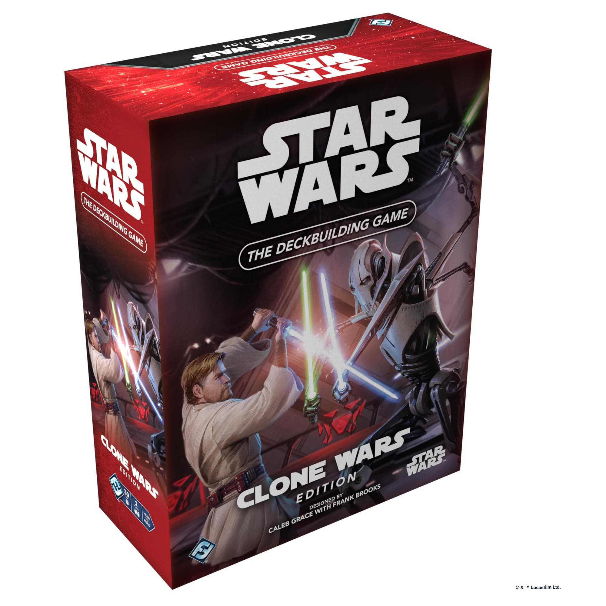 Asmodee Star Wars: The Deckbuilding Game: The Clone Wars Edition - Intense Galactic Battle, Strategy Game for Kids and Adults, Ages 12+, 2 Players, 30 Minute Playtime