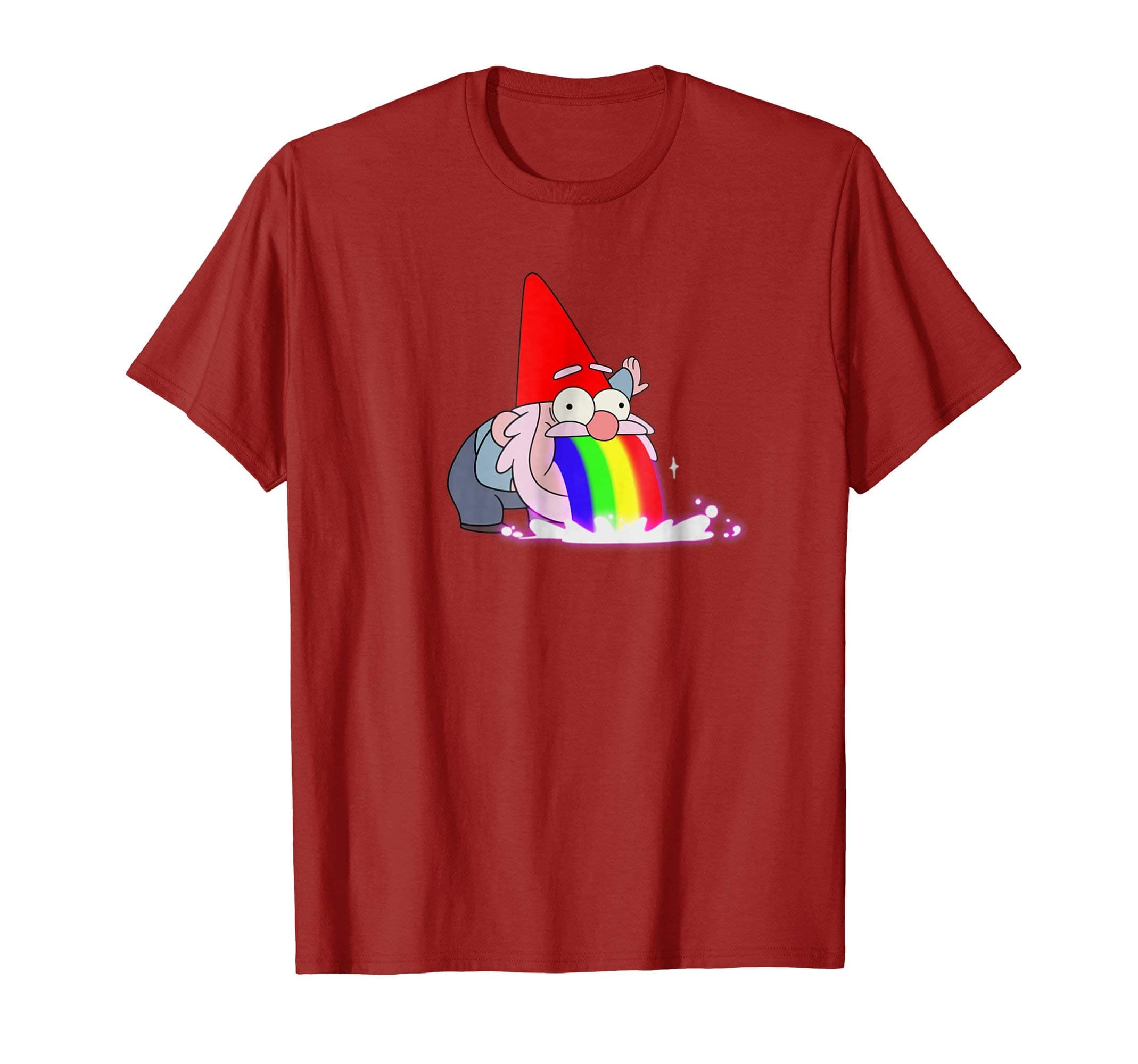 Rainbow Puking Gnome Gravity Inspired Big Dipper Falls Tee