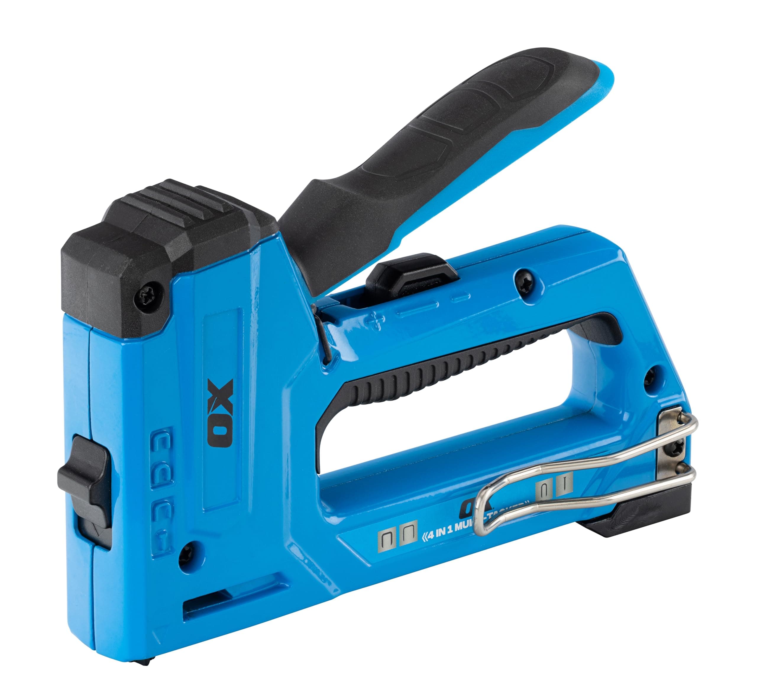 Pro 4 in 1 Heavy Duty Staple Gun for Carpentry, Upholstery, Roofing, Flooring, DIY, Decoration, Repair