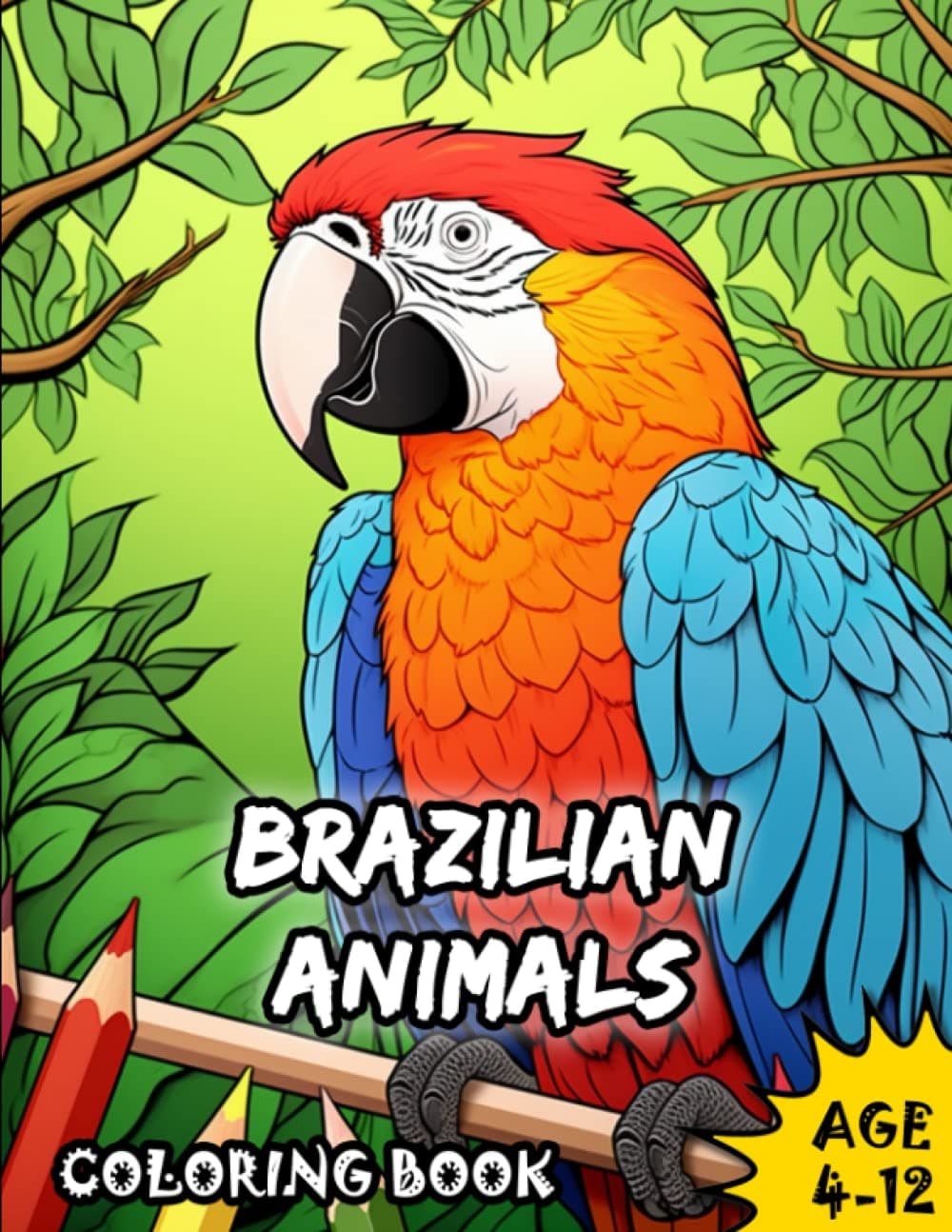 Animals: Brazil: coloring book (CreActivity)