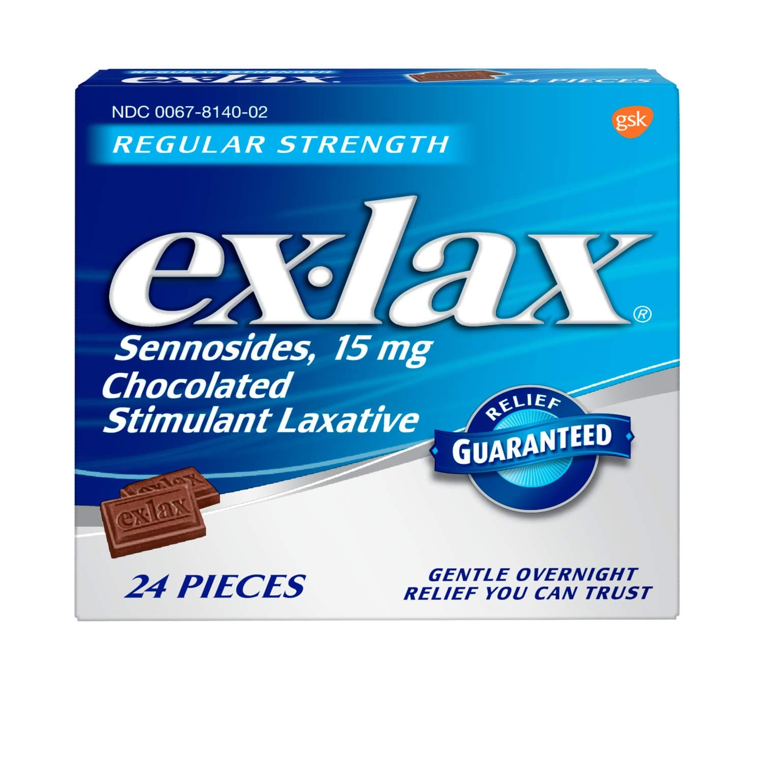 EX-LAX TABS CHOCOLATED (Pack of 5)