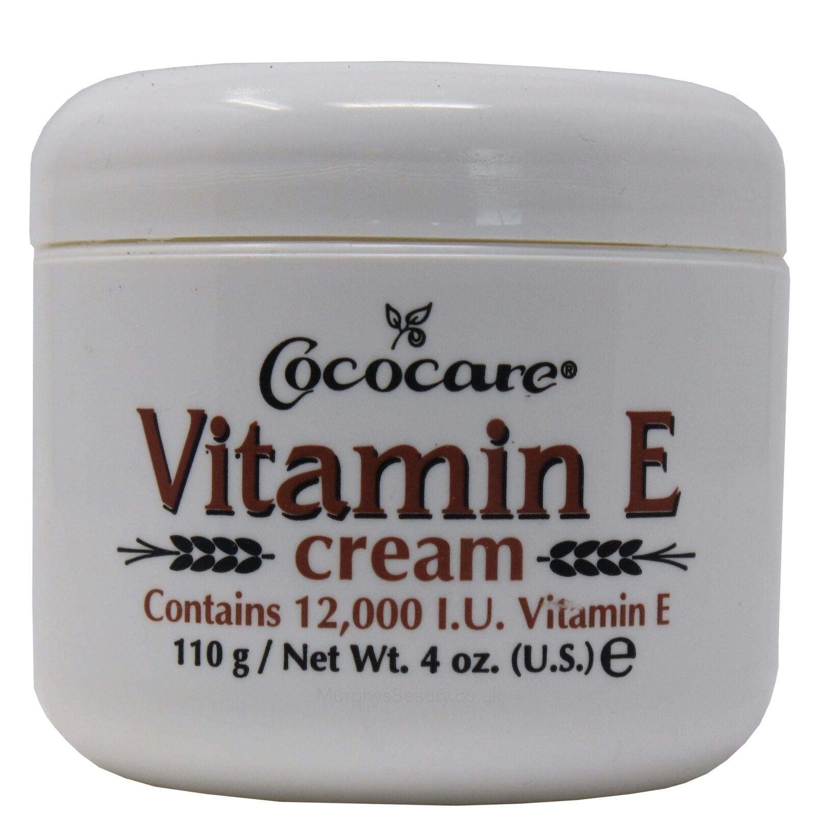 Cococare Vitamin E Cream 4 oz (Pack of 4)