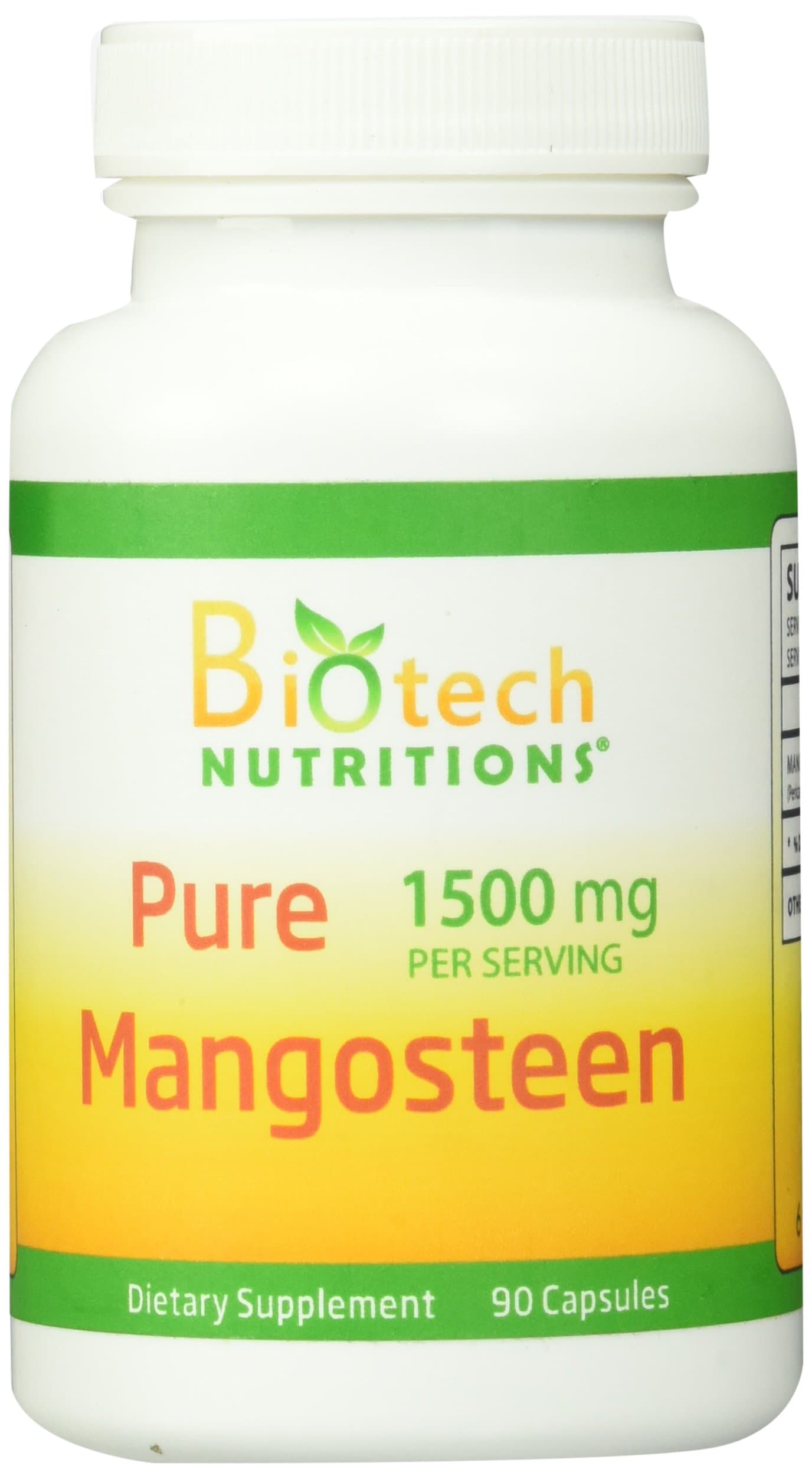 Pure Mangosteen Capsules, 90 Count