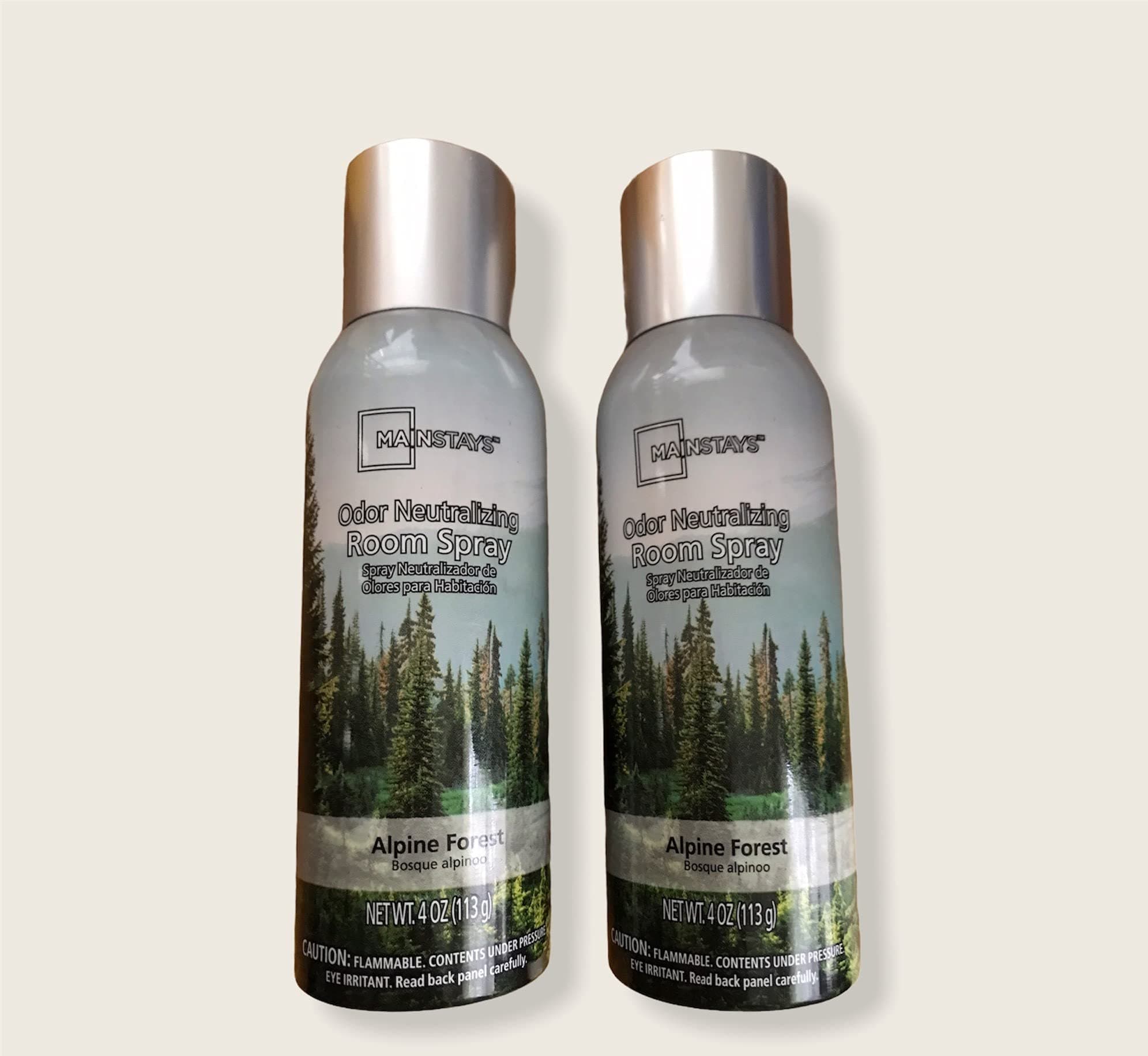 Mainstays Alpine Forest Odor Neutralizing Room Spray 4 oz 2 Pack