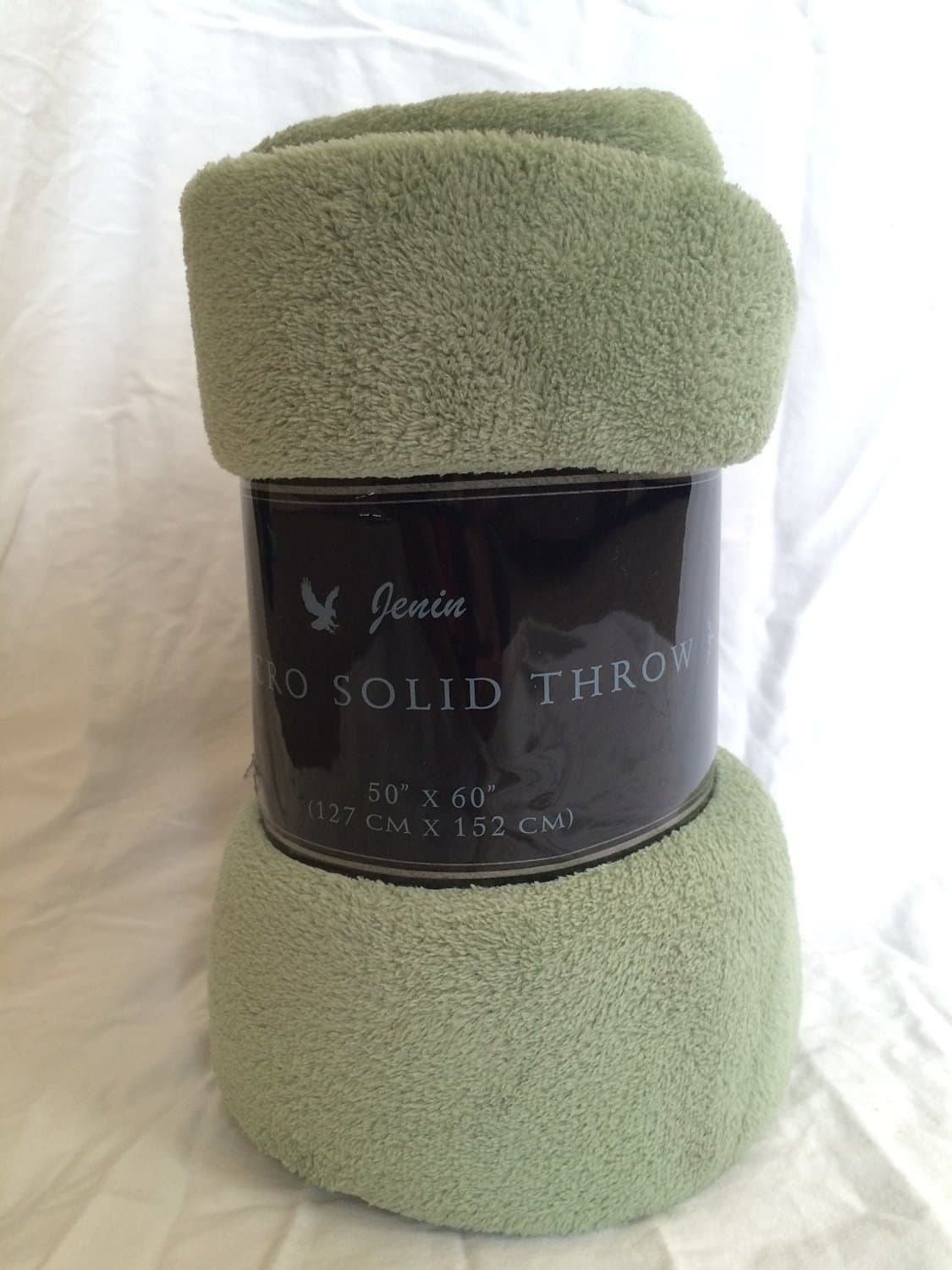 Solid Warm & Cozy Soft Fleece Throw Plush 50"x60" Blanket, Sage