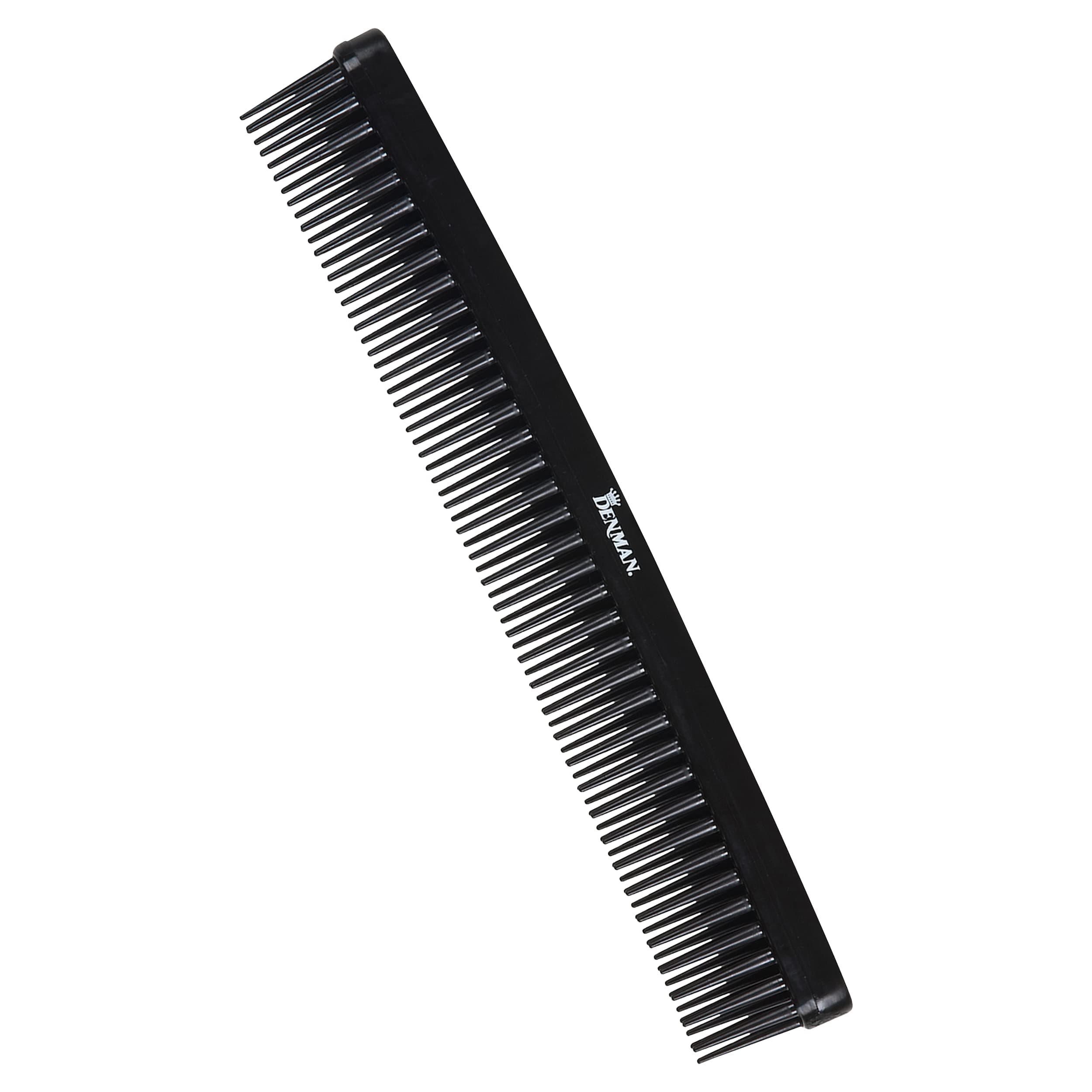 Three-Row Comb, Black, 1 count