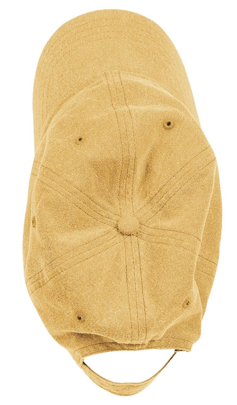 Pigment-Dyed Baseball Cap OS MUSTARD