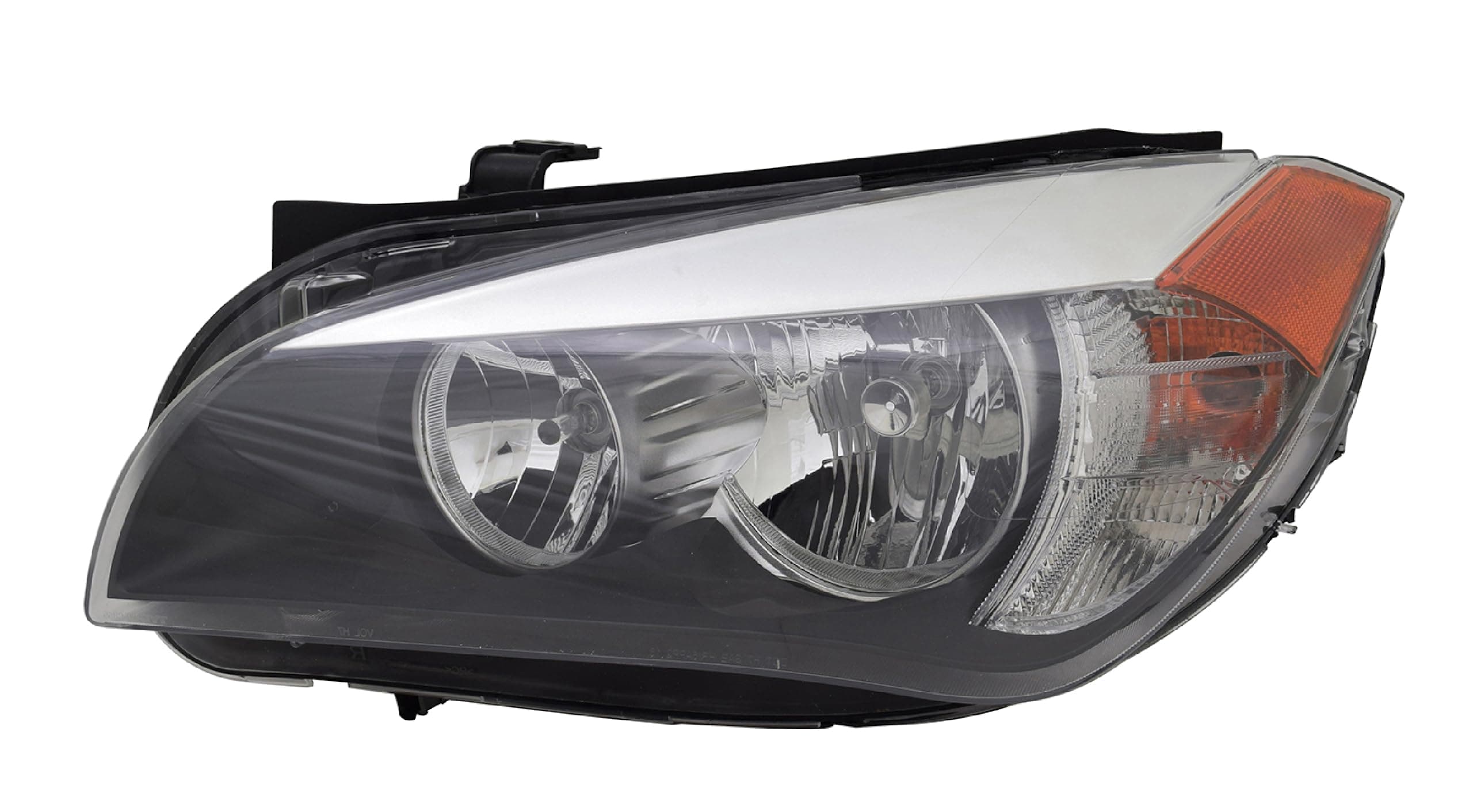 Compatible With BMW X1 2013-2015 DOT/SAE Compliant, Halogen Headlight Assembly With Bulbs, Left/Driver Side, 63 11 7 290 237 / BM2518151