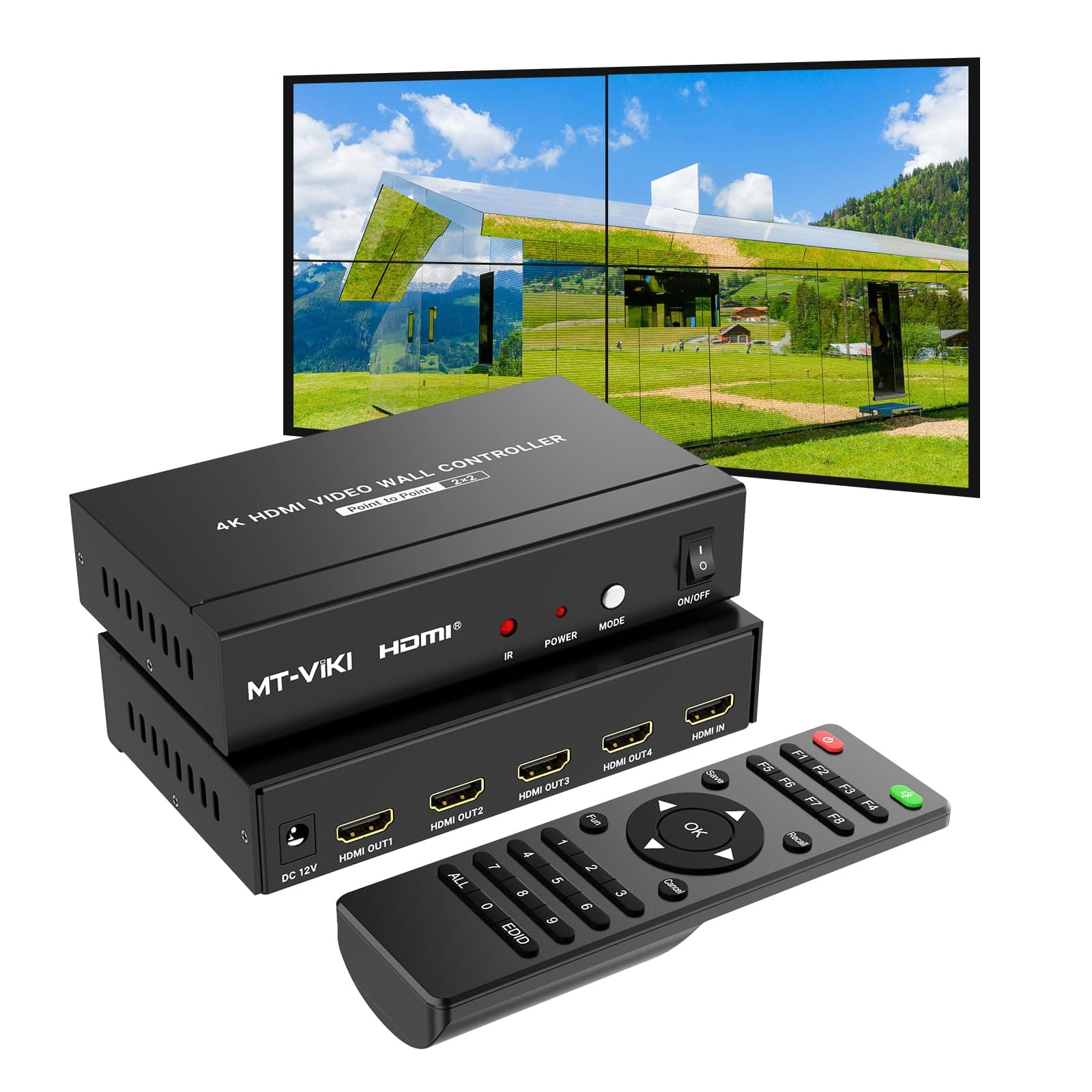 HDMI Video Wall Controller 2x2