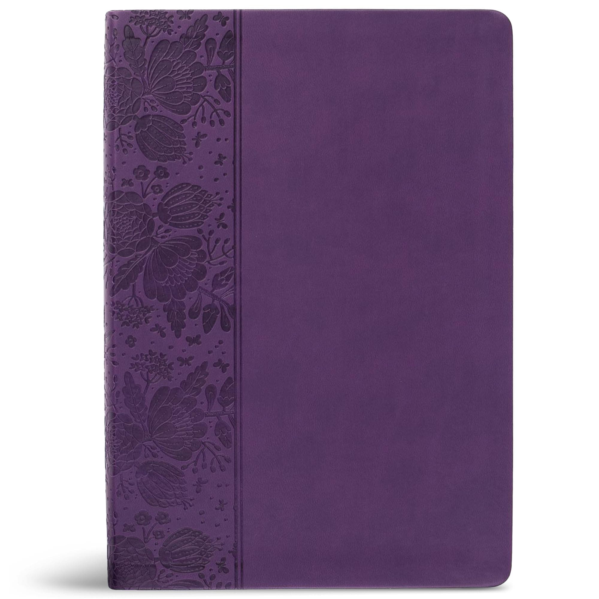 CSB Super Giant Print Reference Bible, Purple Leathertouch, Value Edition: Christian Standard Bible, Purple, Leathertouch, Super Giant Print Reference Bible: Value Edition