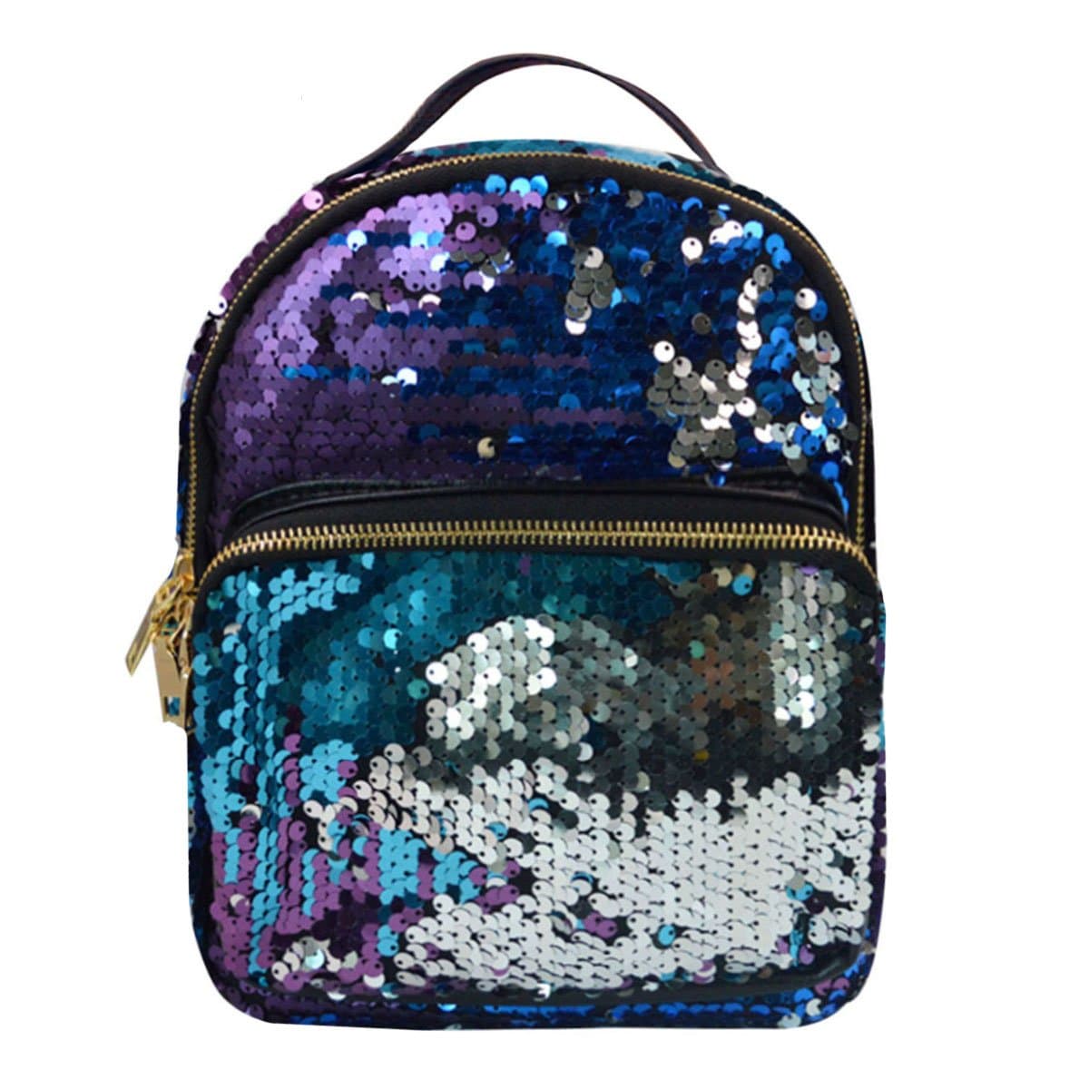 Goodbag Reversible Sequin Backpack Mermaid Backpack Sparkly Glitter School Bag