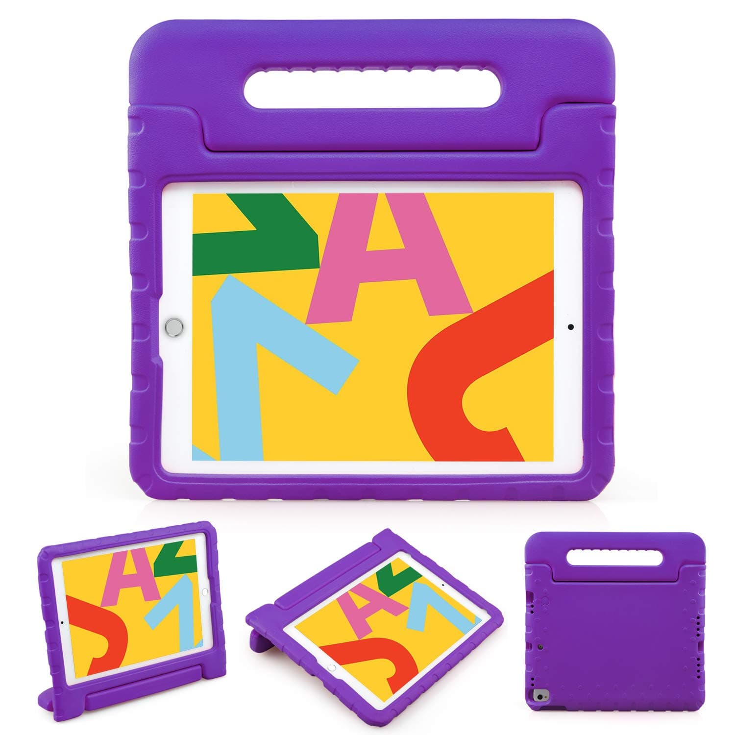 NEWSTYLE Case for New iPad 9th Generation 10.2" 2021/iPad 8th /iPad 7th Gen 10.2"/iPad Air (3rd Gen) 10.5" 2019/iPad Pro 10.5 2017,Super Shockproof Cover Lightweight Protective Case (Purple)