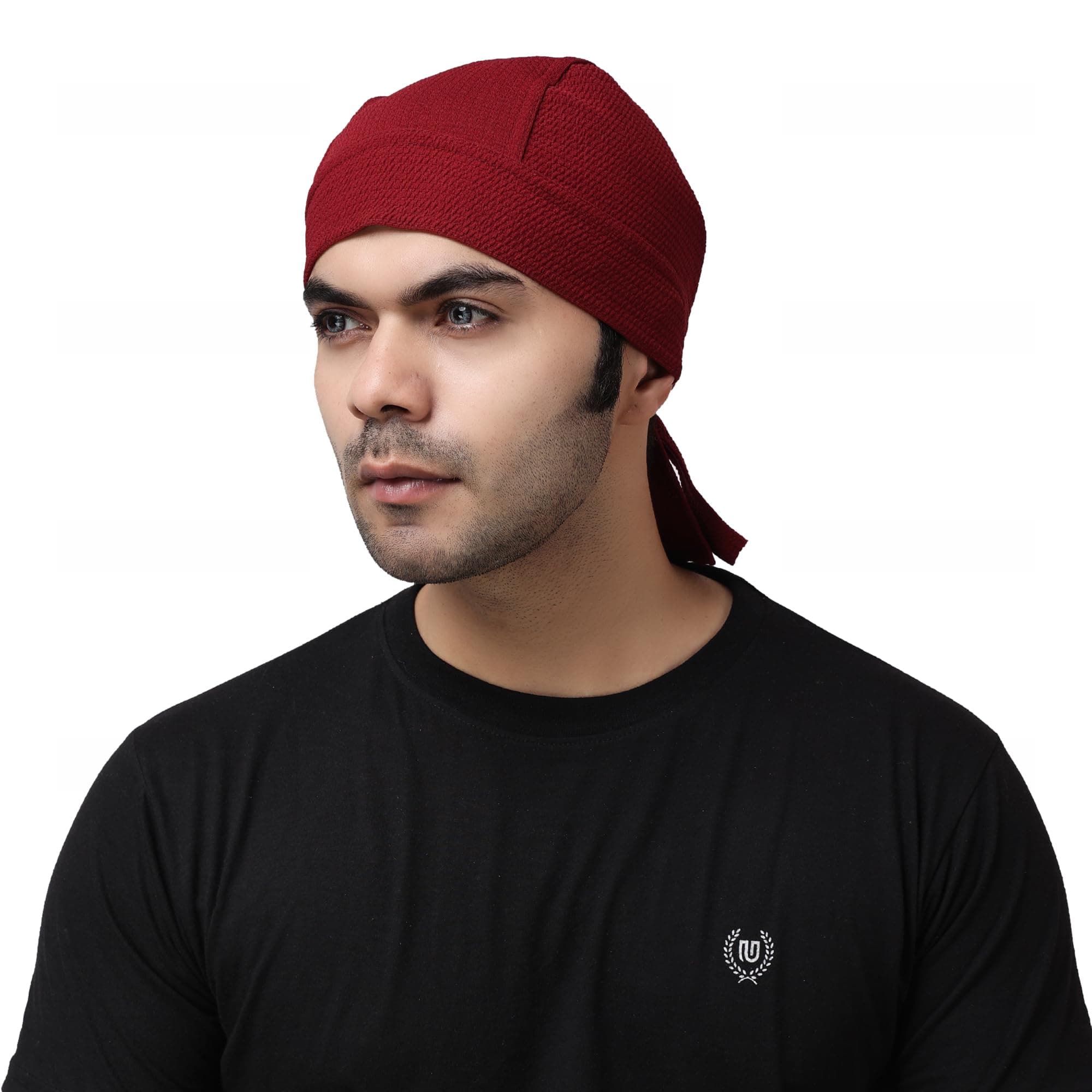 BISMAADHCooling Helmet Liner Polyester & Elastic Stretchable Quick Dry Breathable Skull Running Cap Patka for Men & Women