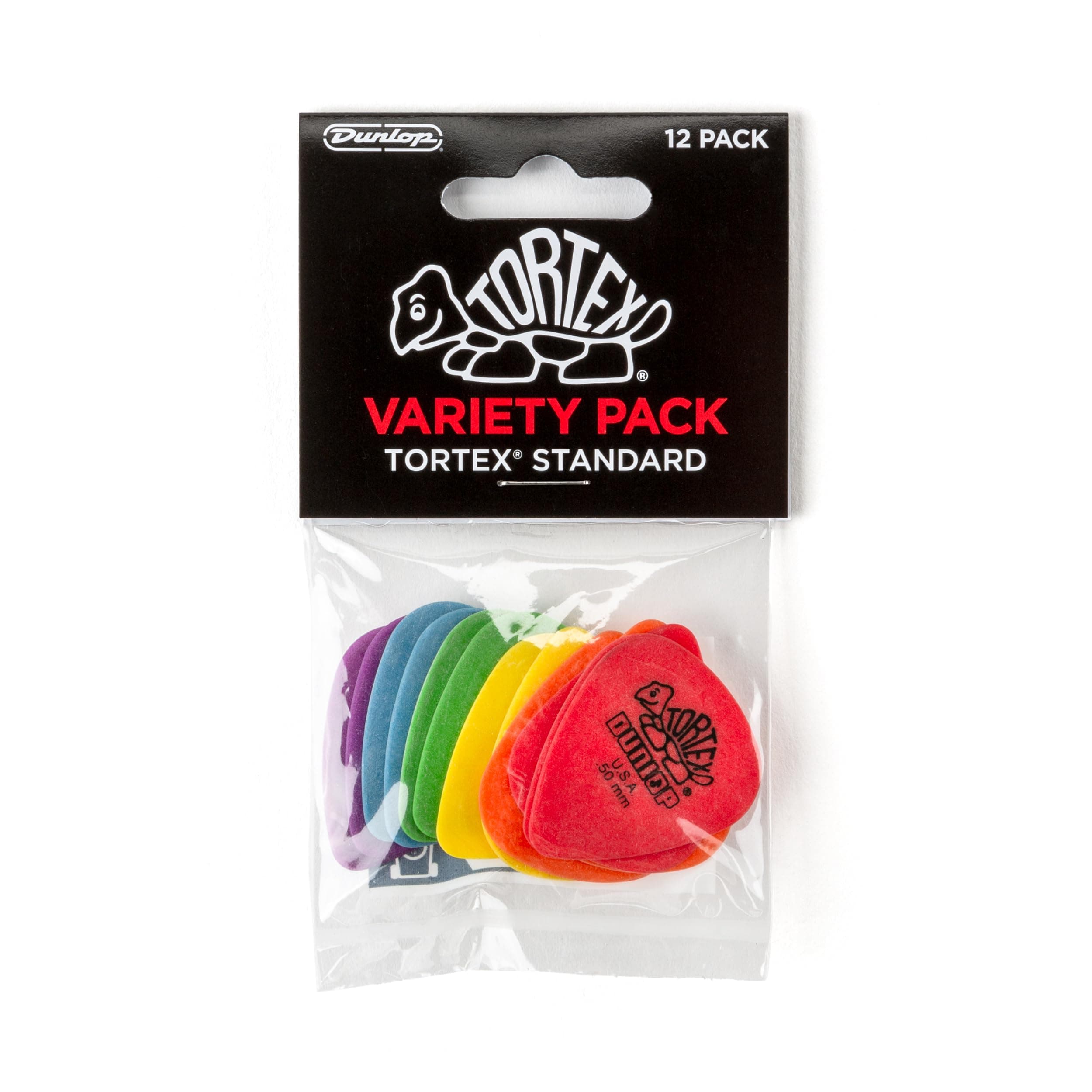 Jim Dunlop Tortex® Standard Pick Variety Pack - 12 Pack