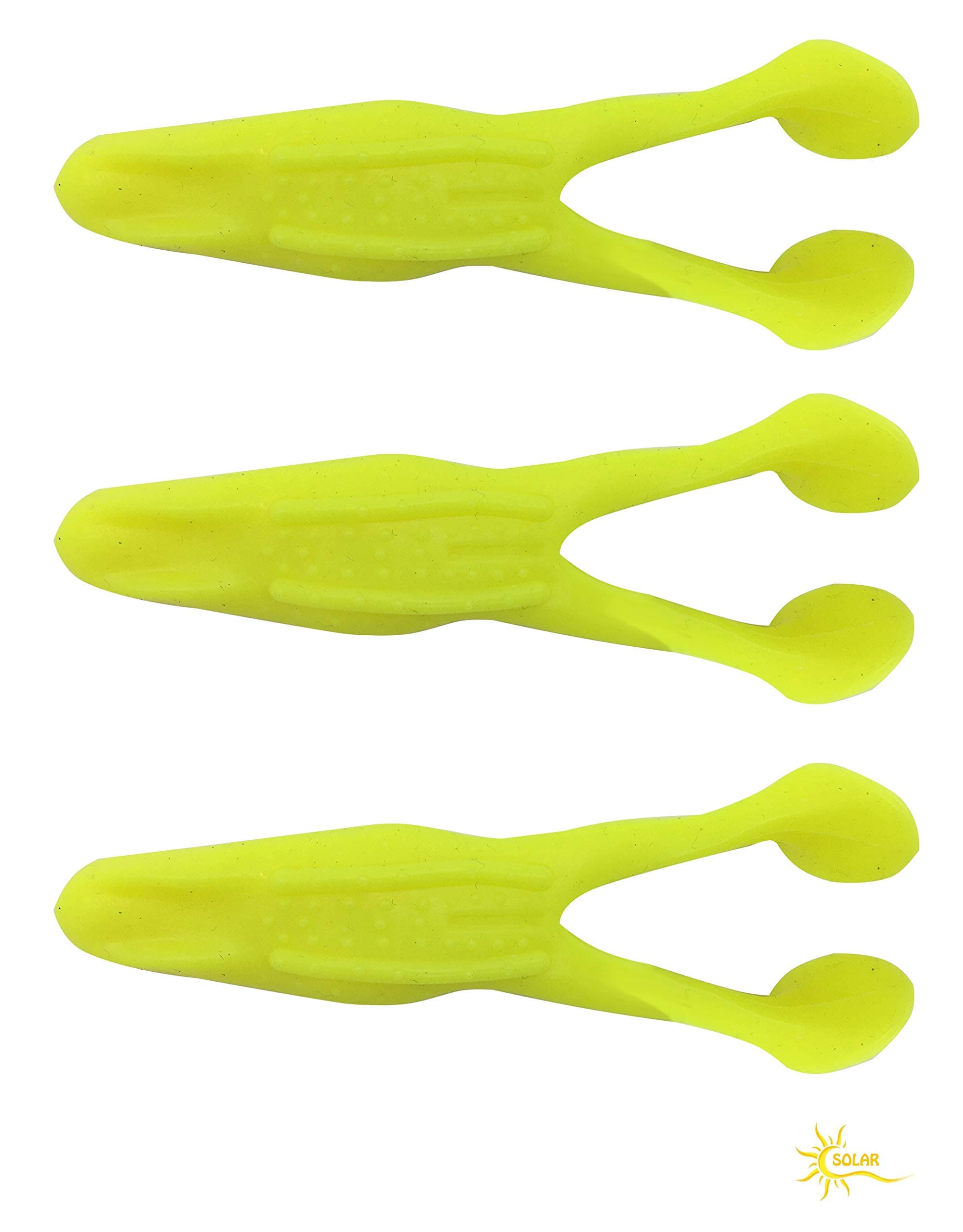 Paddle Toad Frog soft plastic 14.6g fishing lure - pack of 3