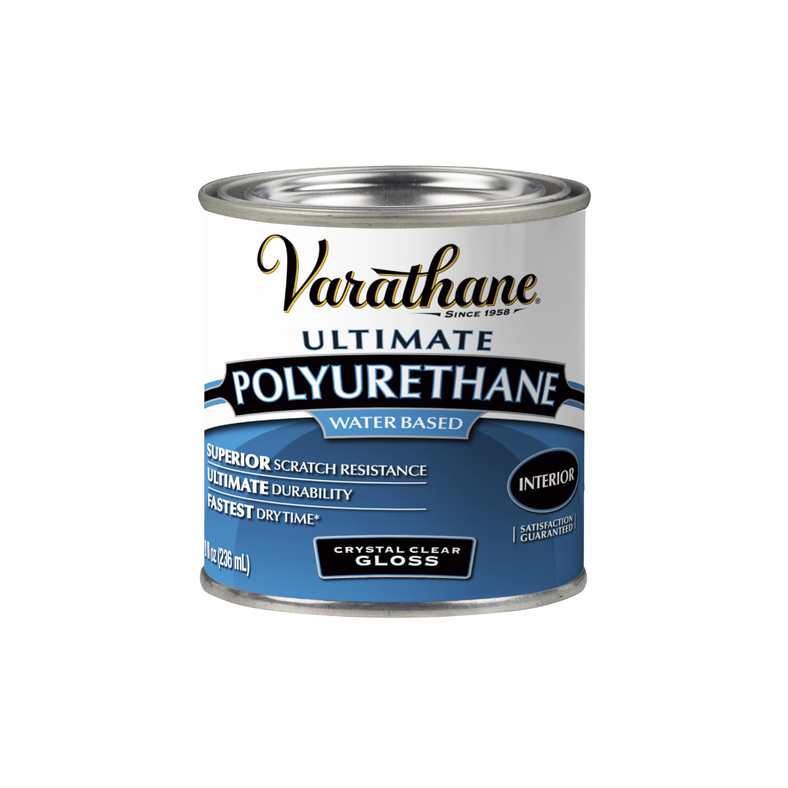 Rust-Oleum Varathane 200061H 1/2-Pint Interior Crystal Clear