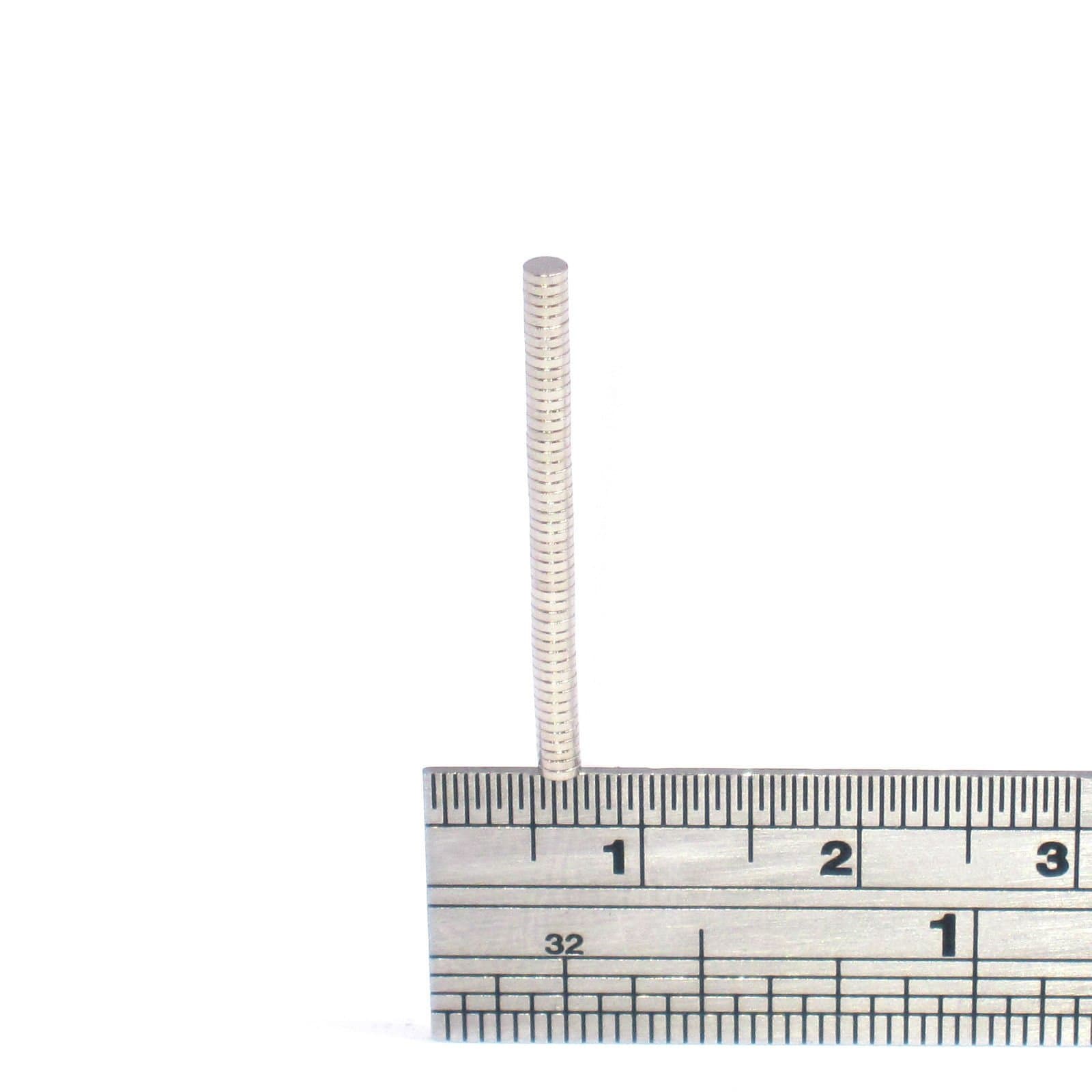 Ltd 100 Extremely Tiny Magnets 2x0.5 mm N52 Neodymium Disc small round thin magnet 2mm diameter x 0.5mm