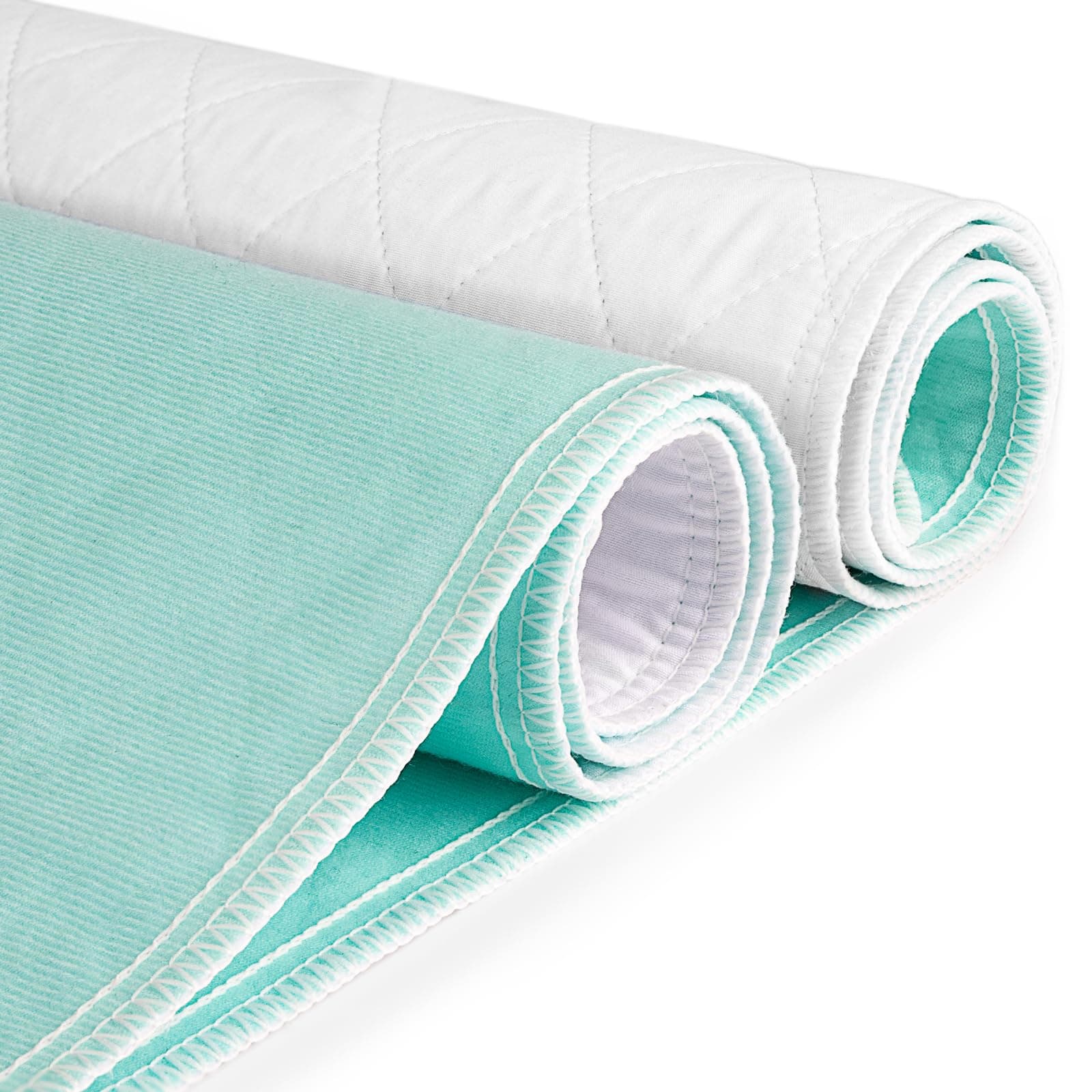 CoolShields Waterproof Bed Pads Incontinence 34'' x 52'' (2 Pack) Washable Reusable Bedwetting Mattress Protector Pad for Kids, Adults, Elderly, and Pets