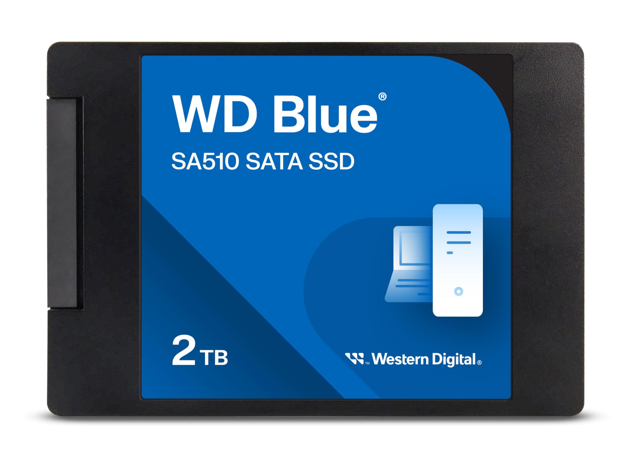 2TB WD Blue SA510 SATA Internal Solid State Drive SSD - SATA III 6 Gb/s, 2.5"/7mm, Up to 560 MB/s - WDS200T3B0A