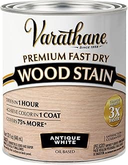 Varathane Rust-Oleum Premium Fast Dry Wood Stain Antique White, 297424