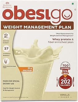 - Weight Management Plan 350gm (Vanilla Flavor, 7 Sachets of 50gm)