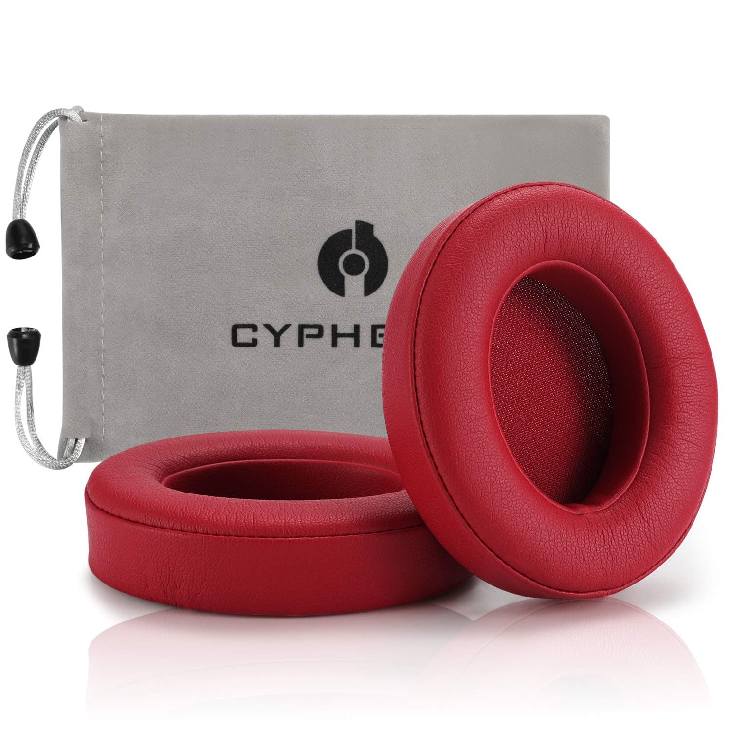 Replacement Earpad Cover,Cypher.V Ear Cushion Pads Compatible with Beats Studio 2.0 and Studio 3.0 Over Ear Headphones by Dr.DRE 1 Pair (Wine Red)