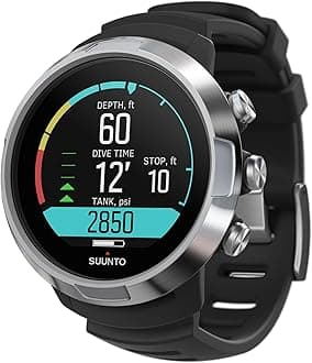 D5 Black Dive Computerwith Color Screen And Exchangeable Straps