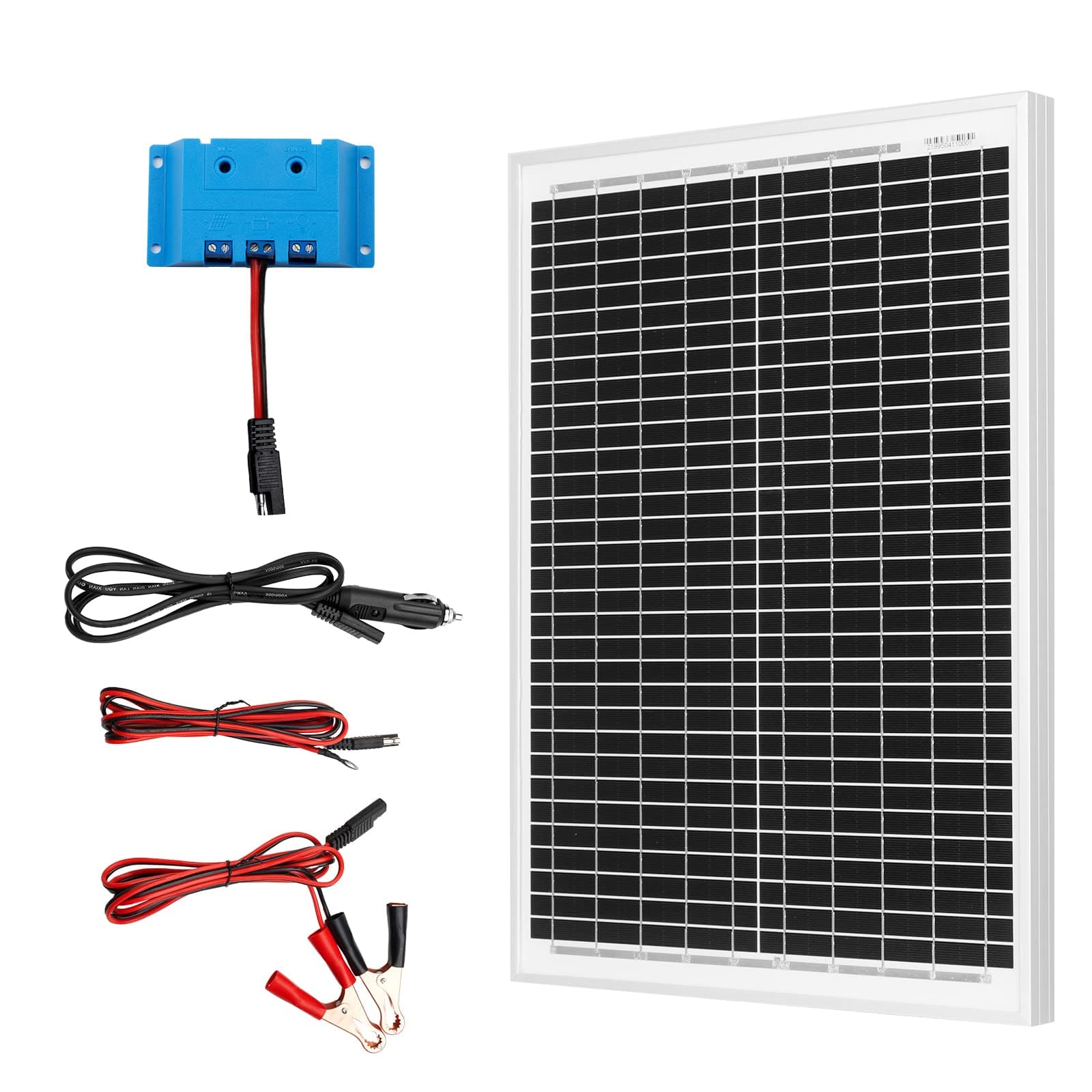 HQST 20W Solar Panel Kit w/5A Controller