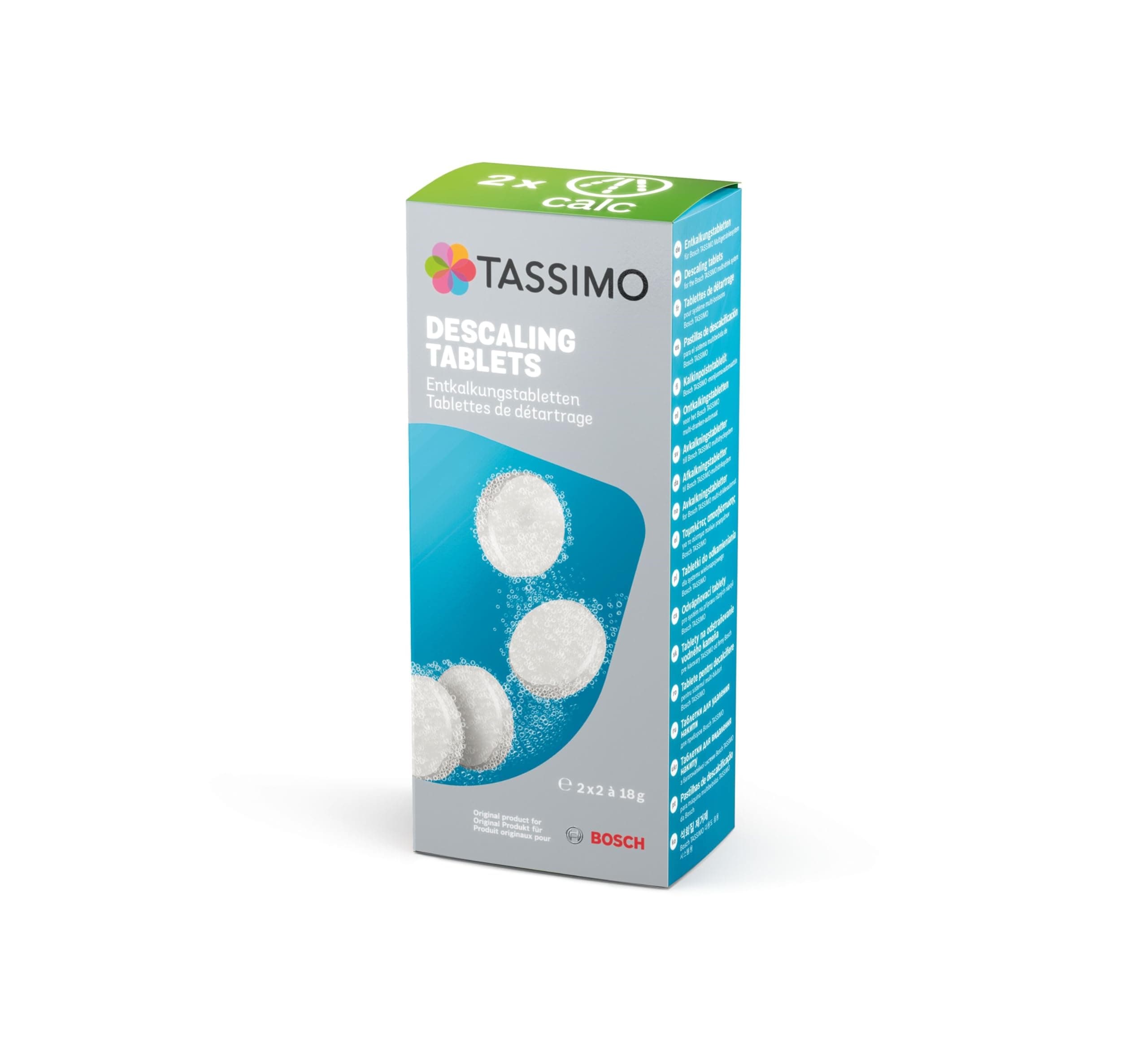 Tassimo Descaling Tablets with 4 Tablets for 2 Descaling Processes