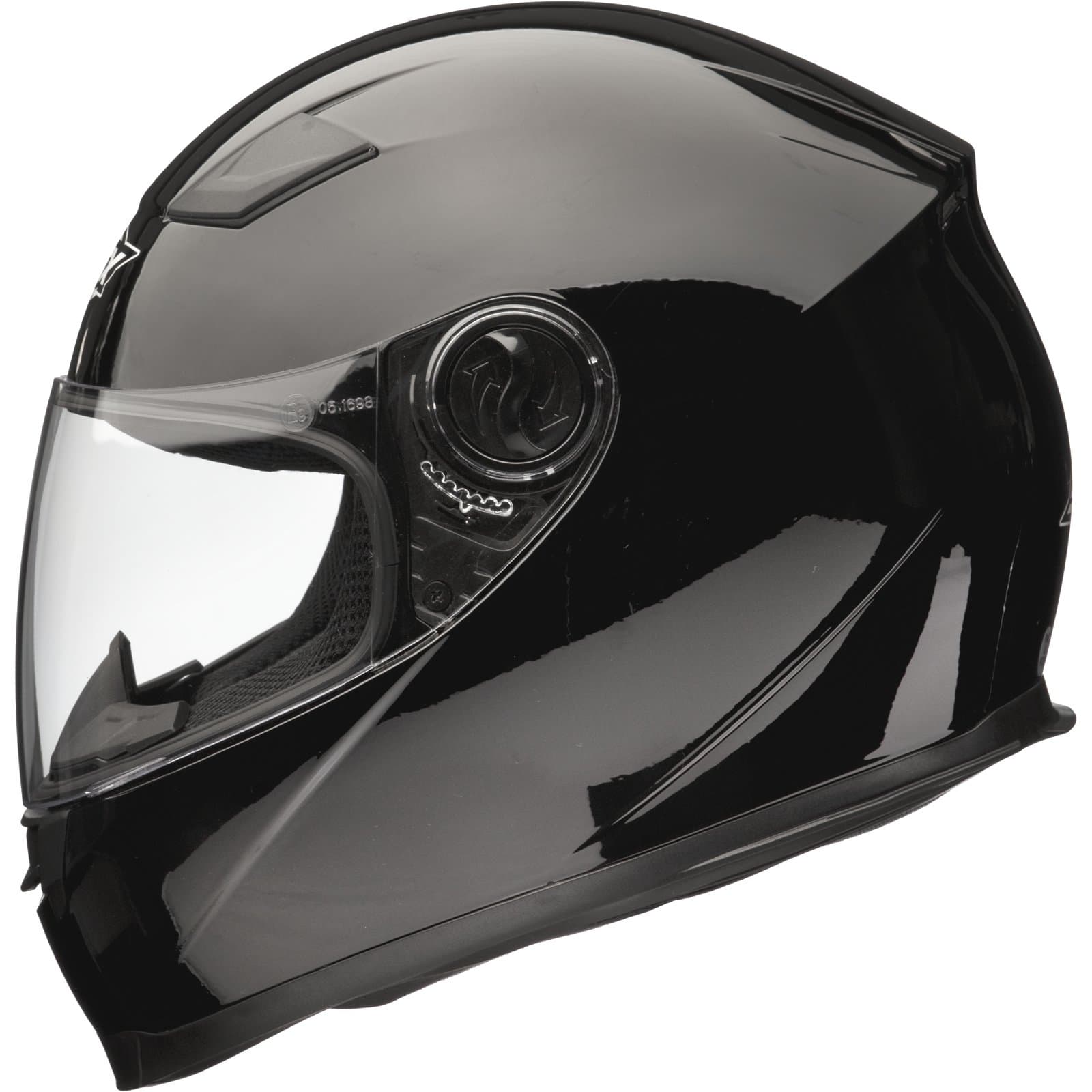 Shox Sniper Solid Motorcycle Helmet XL Gloss Black