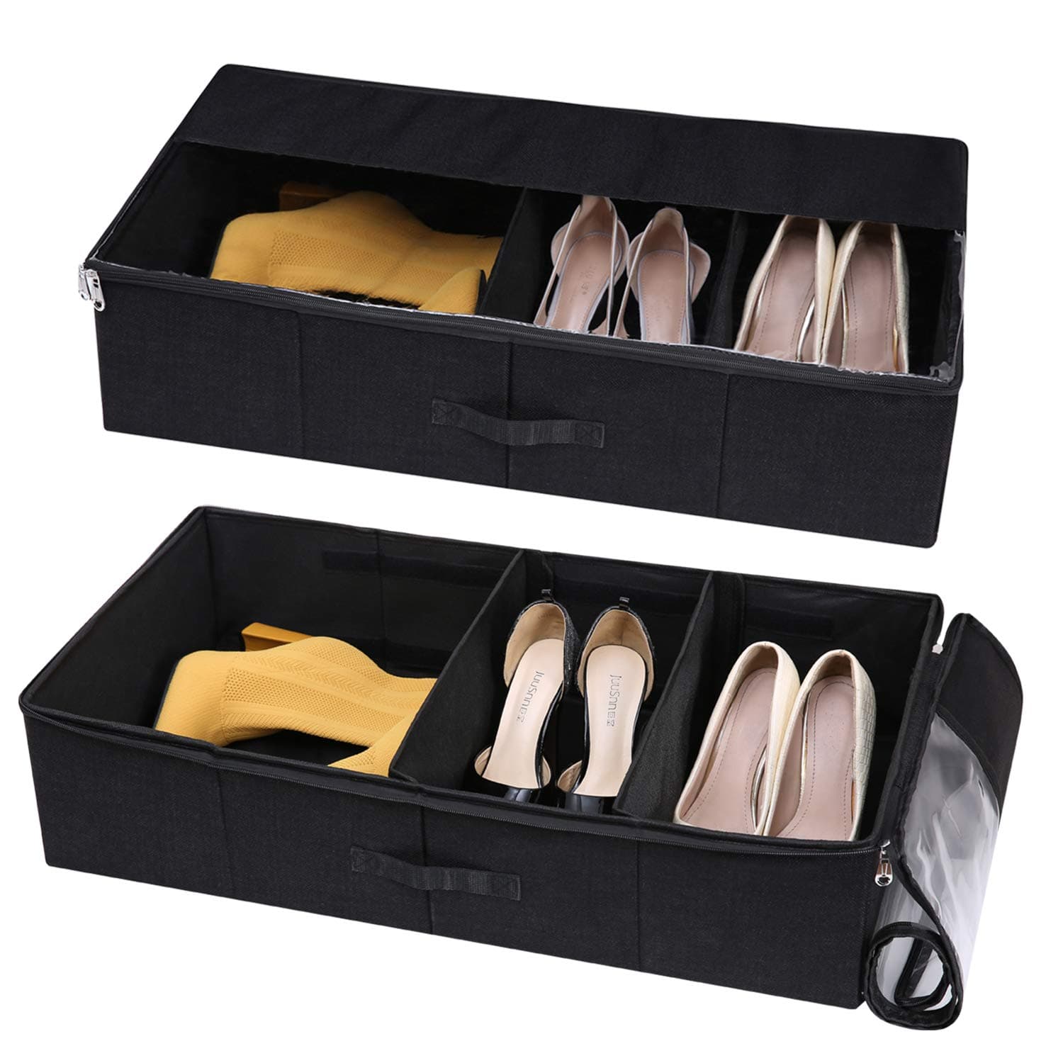 Under-Bed Storage shoes bag (black)