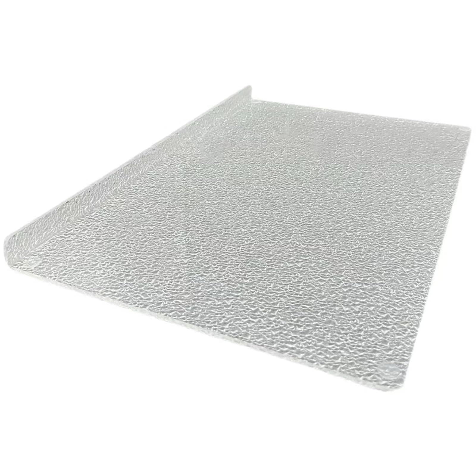 Acrylic Cutting Board, Corner Chopping Board with Handle, Cutting Boards for Kitchen and Home, Meat Fruit Vegetable Chopper, Dishwasher Safe, Non-Slip Sides, (Square)