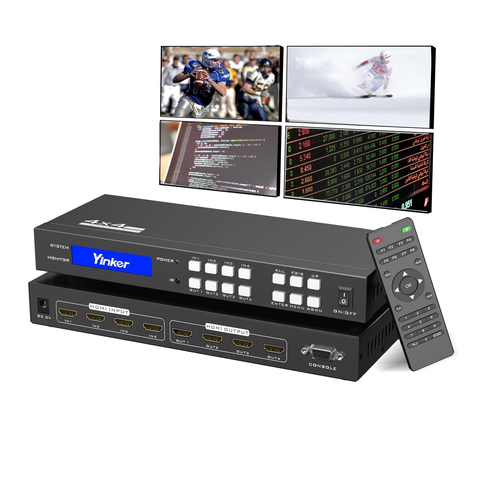 HDMI Matrix Switch 4X4 B