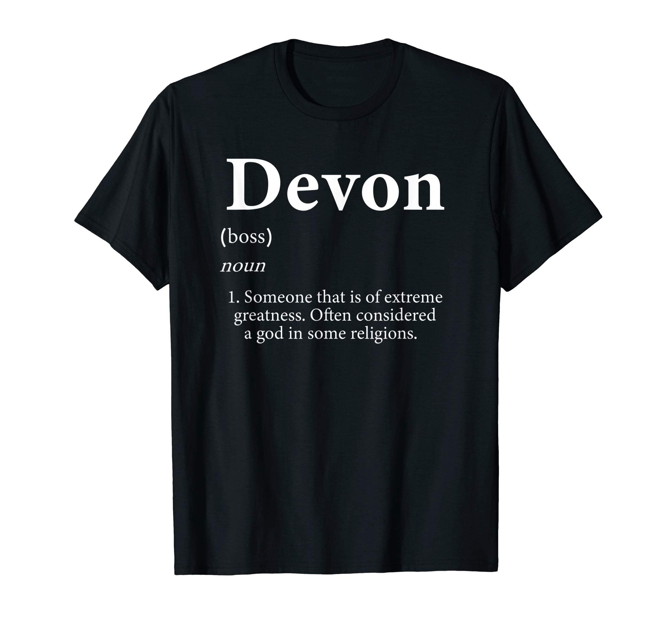 Devon T-Shirt - Cute Definition Personalized Name Gift Shirt