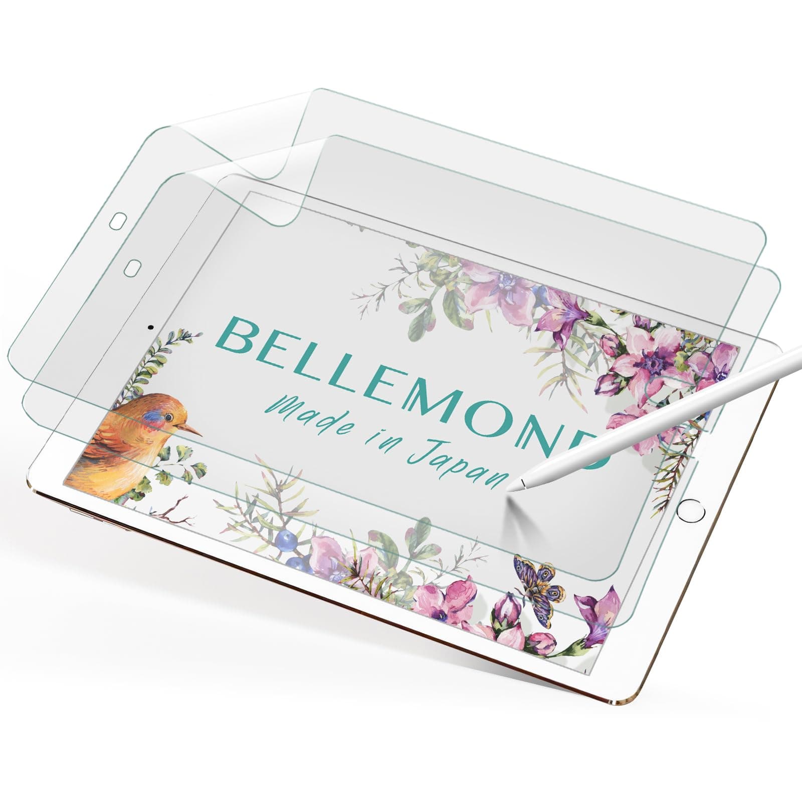 2 SET - Designed for Firm Handwriting/Calligraphy - Paper Screen Protector compatible with iPad 10.2" (2021/20/19) - Optimised Texture for Firm Neat Writing