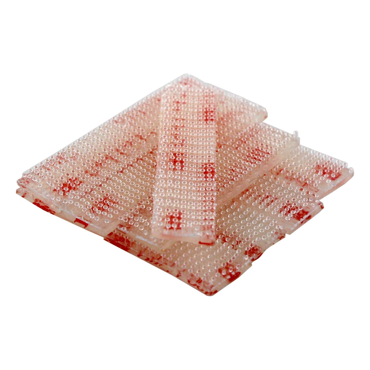 Toll Tape Dual Lock Replacement E-ZPass Mounting Strips, Clear, Set of 8 Strips (Bundle)