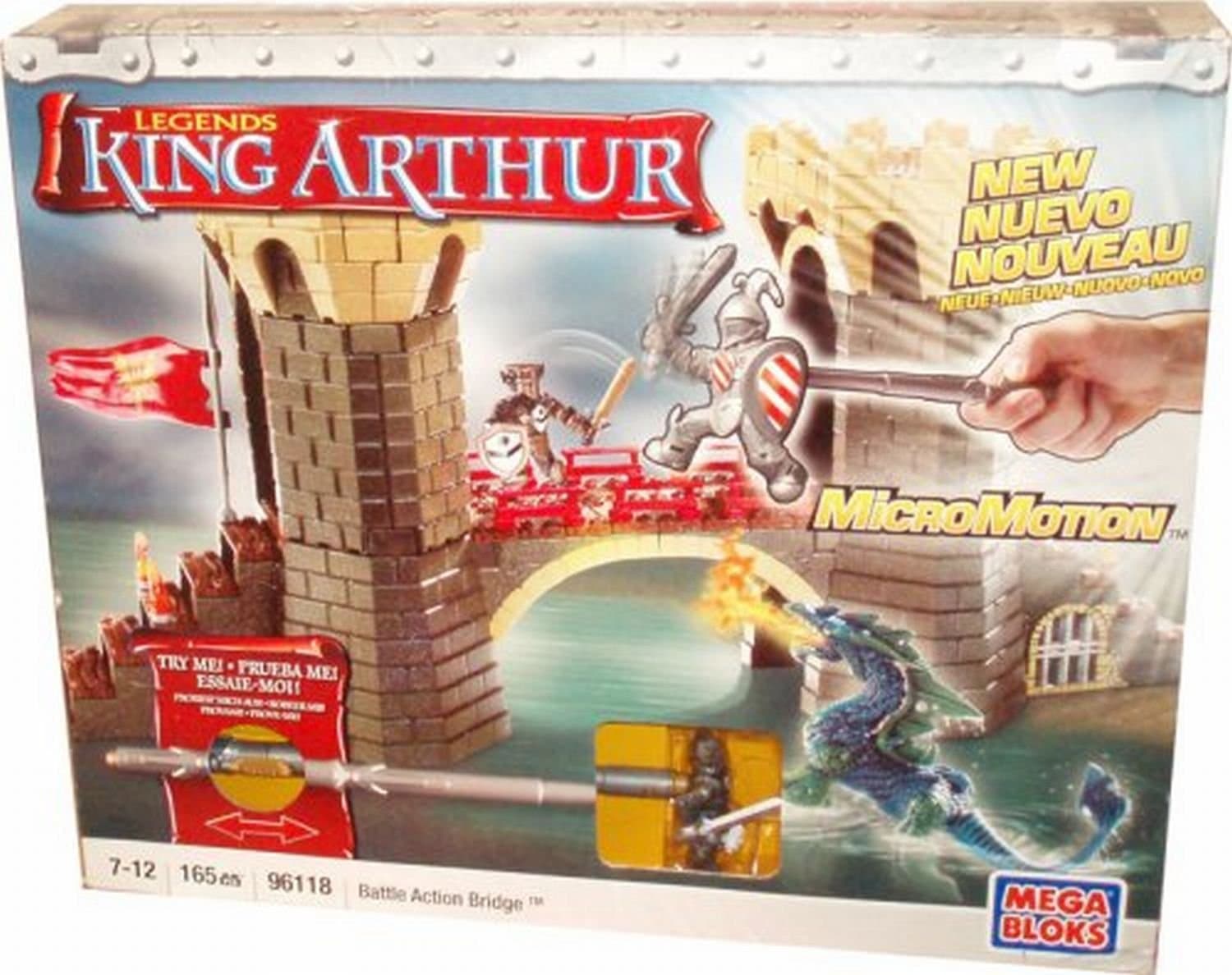 King Arthur Launcelot Battlemotion Bridge Playset