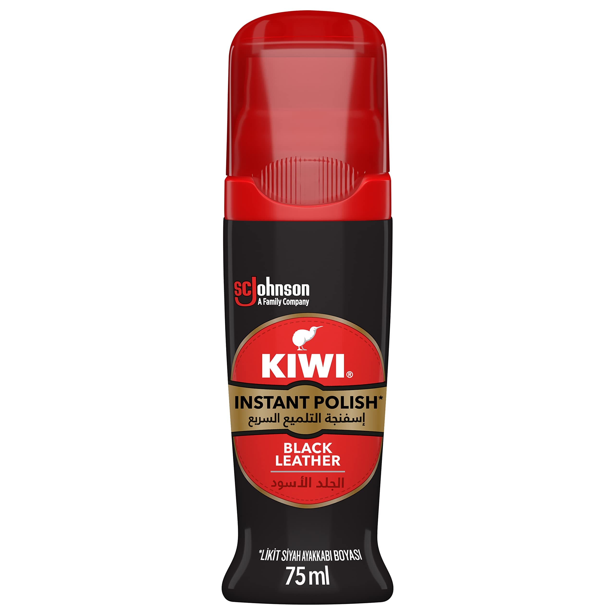 Kiwi Liquid Shoe Polish Black 75Ml