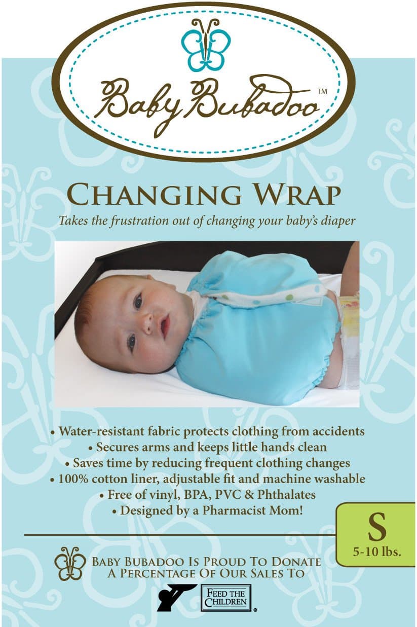 Baby Bubadoo's Diaper changing Wrap ~ Pink Size Small 5-10 lbs