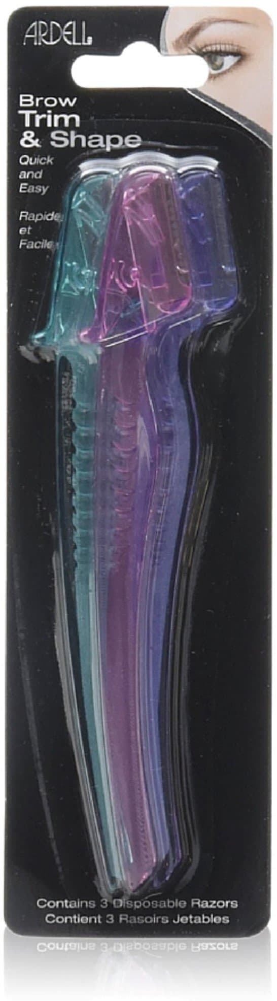 Ardell Brow Trim & Shape Grooming Tool 3 ea (Pack of 5)