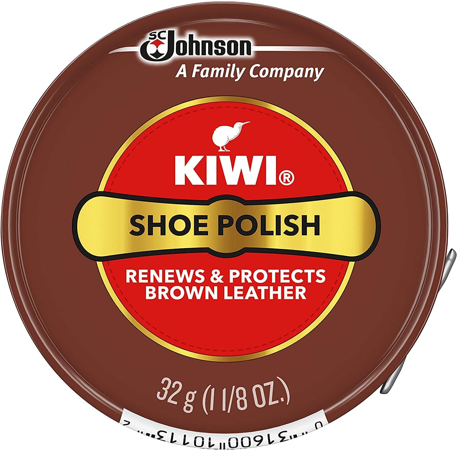 Kiwi Brown Shoe Polish, 30g